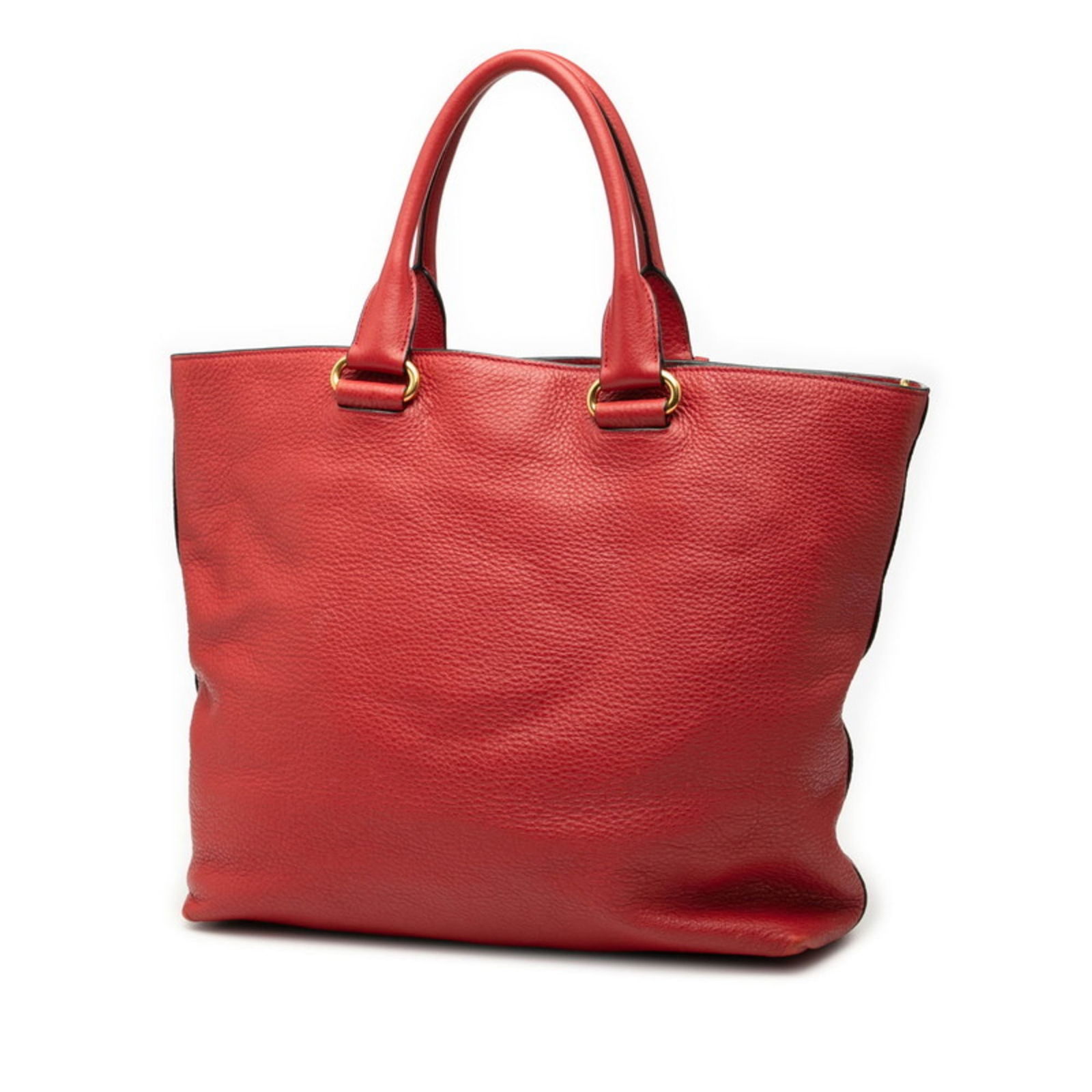 Leather Prada Tote Bag - 2