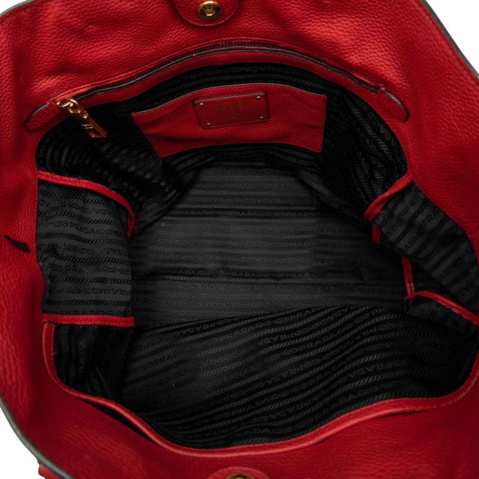 Leather Prada Tote Bag - 4