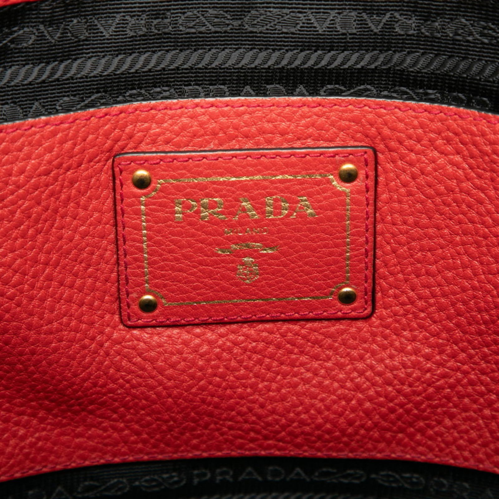 Leather Prada Tote Bag - 5