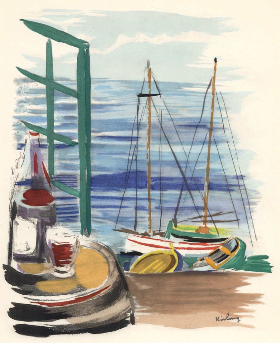 Lithograph - Moise Kisling - Vin du depart - Vins - Fleurs et Flammes: Lithograph - Moise Kisling - Vin du depart - Vins - Fleurs et Flammes This listing features Lithograph - Moise Kisling - Vin du depart - Vins - Fleurs et Flammes. Item specifics are provided below. 