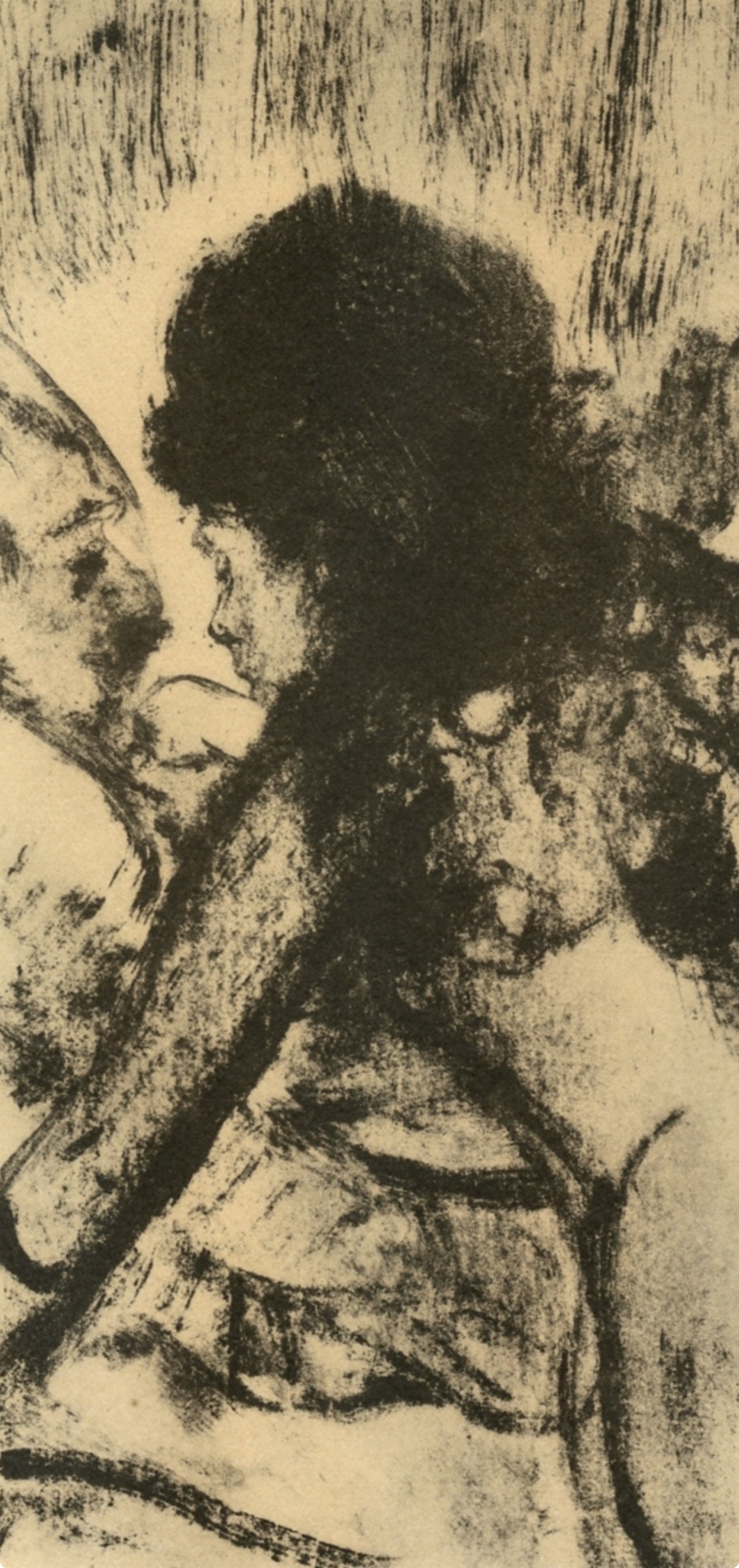 Monotype - Edgar Degas - Conversation - E. Degas Monotypes - 2