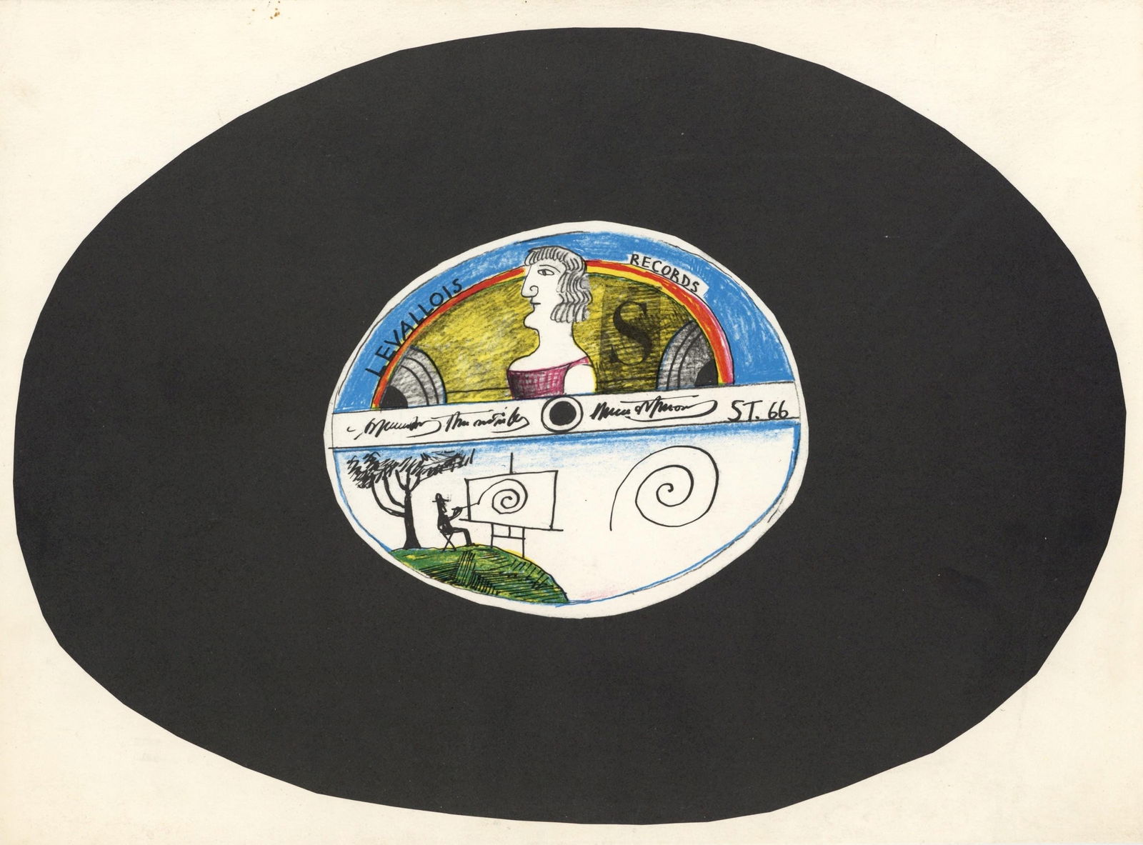 Lithograph - Saul Steinberg - Composition - Derrire le miroir: Lithograph - Saul Steinberg - Composition - Derrire le miroir This listing features Lithograph - Saul Steinberg - Composition - Derrire le miroir. Item specifics are provided below. Item Specifics: