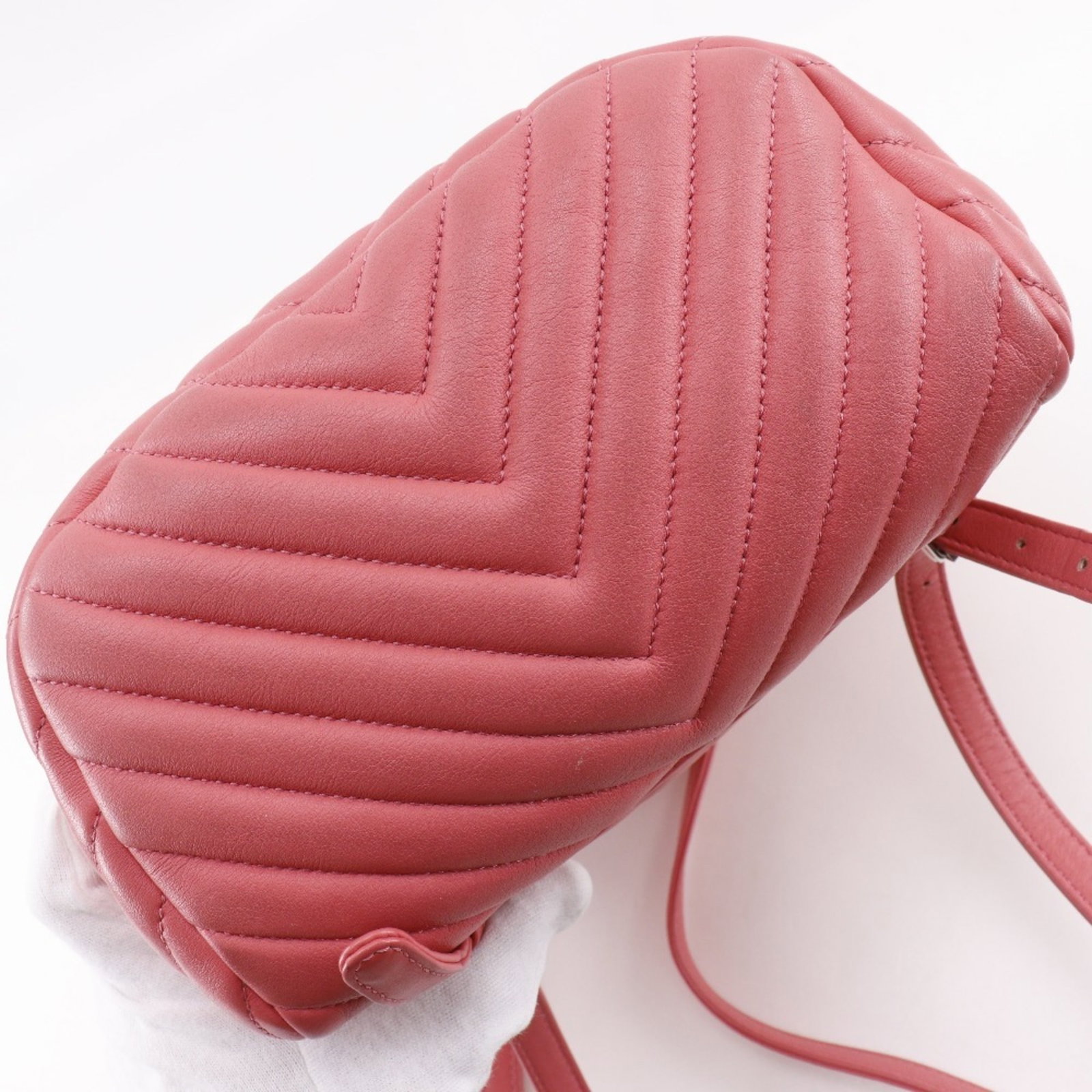 Leather Chanel Backpack - 12