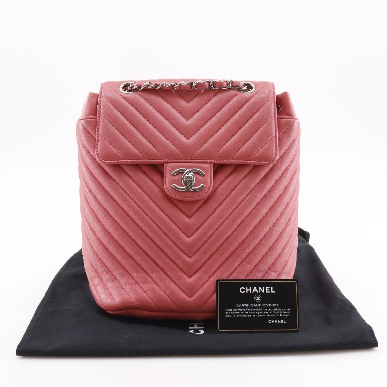 Leather Chanel Backpack - 17