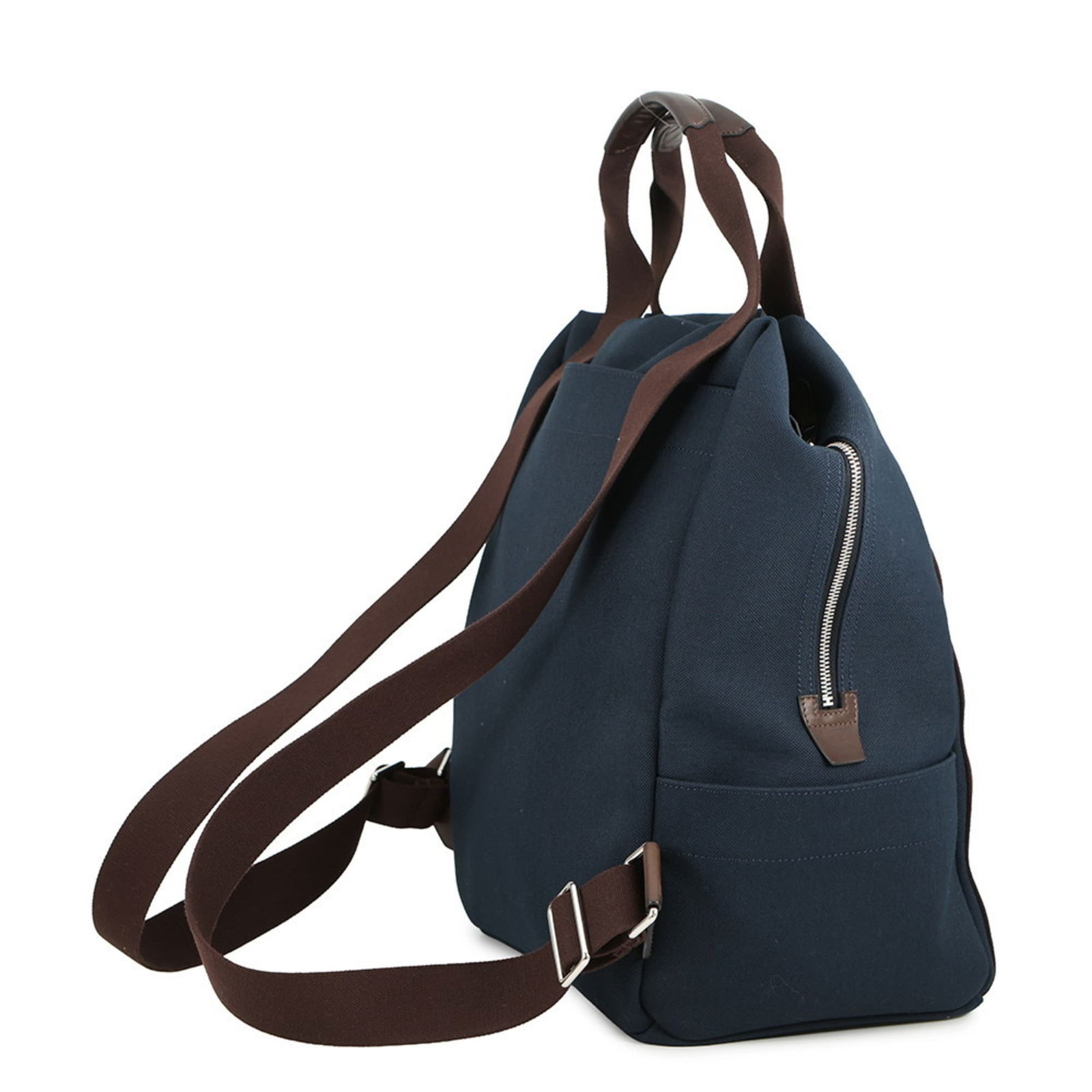 Canvas - Hermes Backpack Toile Chevron - 2