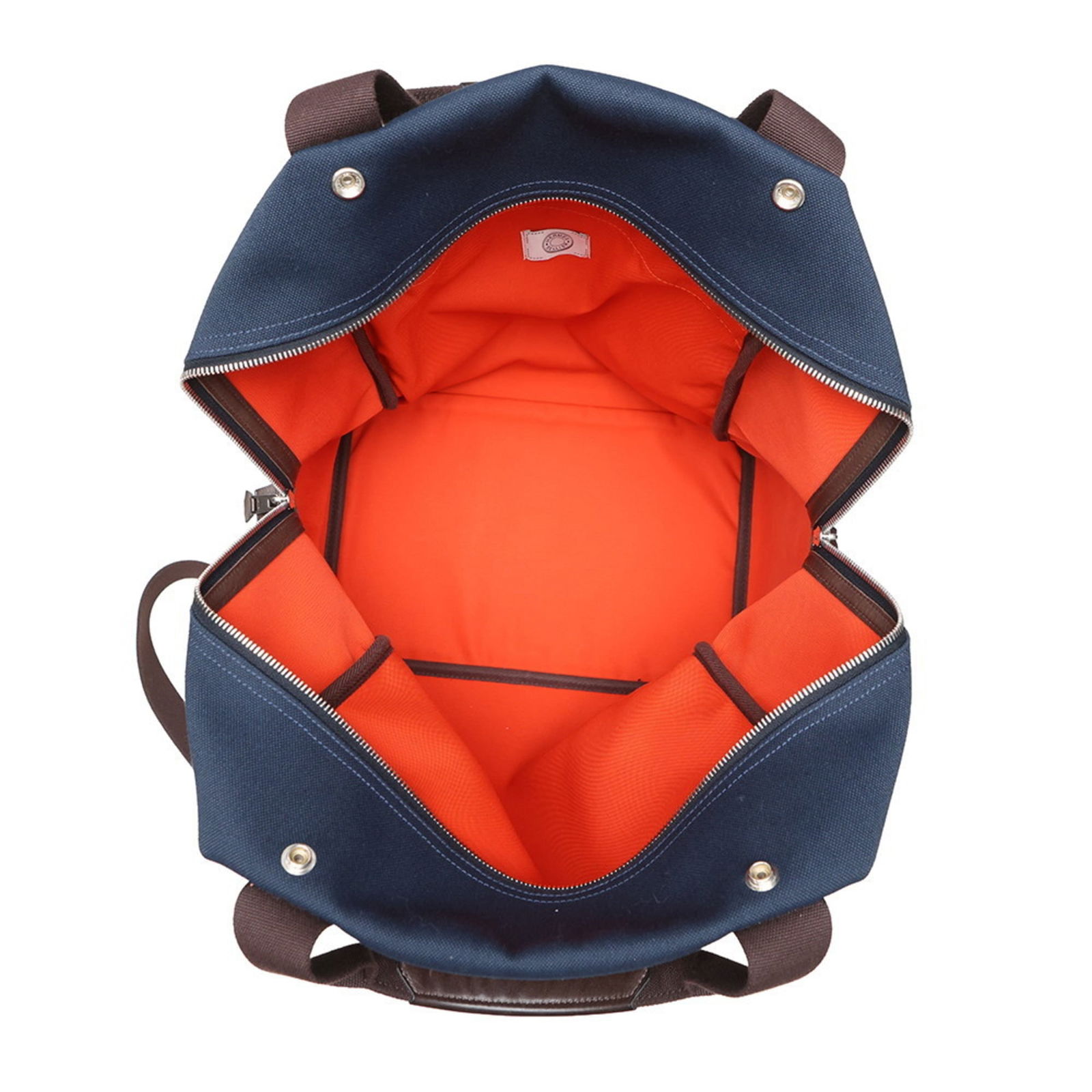 Canvas - Hermes Backpack Toile Chevron - 5