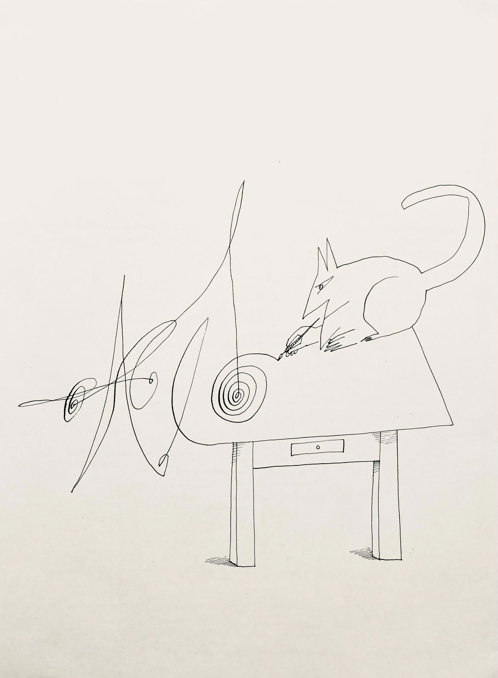 Lithograph - Saul Steinberg - Composition - Derrire le miroir: Lithograph - Saul Steinberg - Composition - Derrire le miroir This listing features Lithograph - Saul Steinberg - Composition - Derrire le miroir. Item specifics are provided below. Item Specifics: