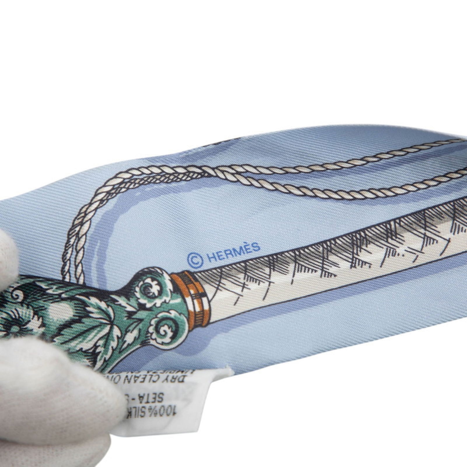 Silk Hermes Scarf - 3