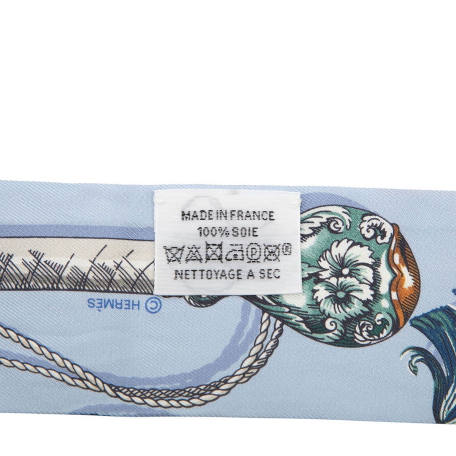 Silk Hermes Scarf - 4