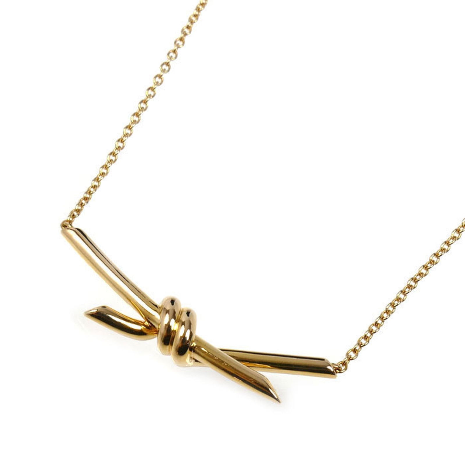 Women's TIFFANY & Co. Tiffany 18KPG Pink Gold Knot Necklace 70152460 8.1g 38cm 43cm: Women's TIFFANY & Co. Tiffany 18KPG Pink Gold Knot Necklace 70152460 8.1g 38cm 43cm This listing features Women's TIFFANY & Co. Tiffany 18KPG Pink Gold Knot Necklace 70152460 8.1g 38cm 43cm. Item