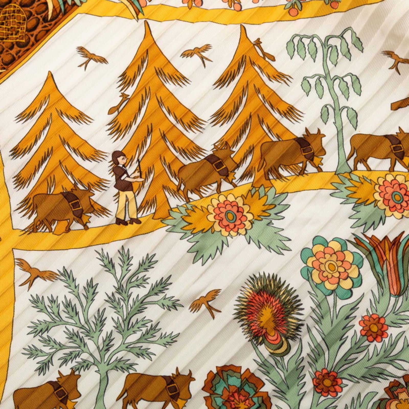 Silk Hermes Scarf - 3