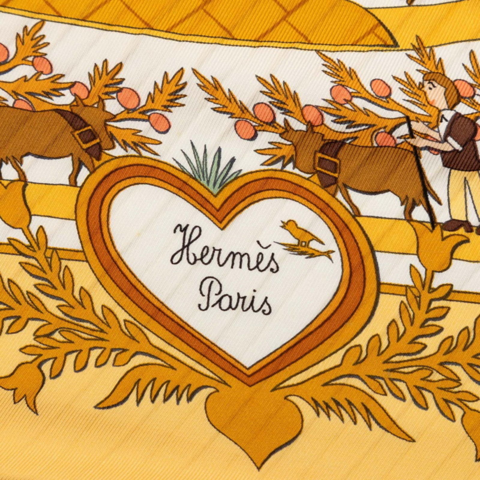 Silk Hermes Scarf - 5