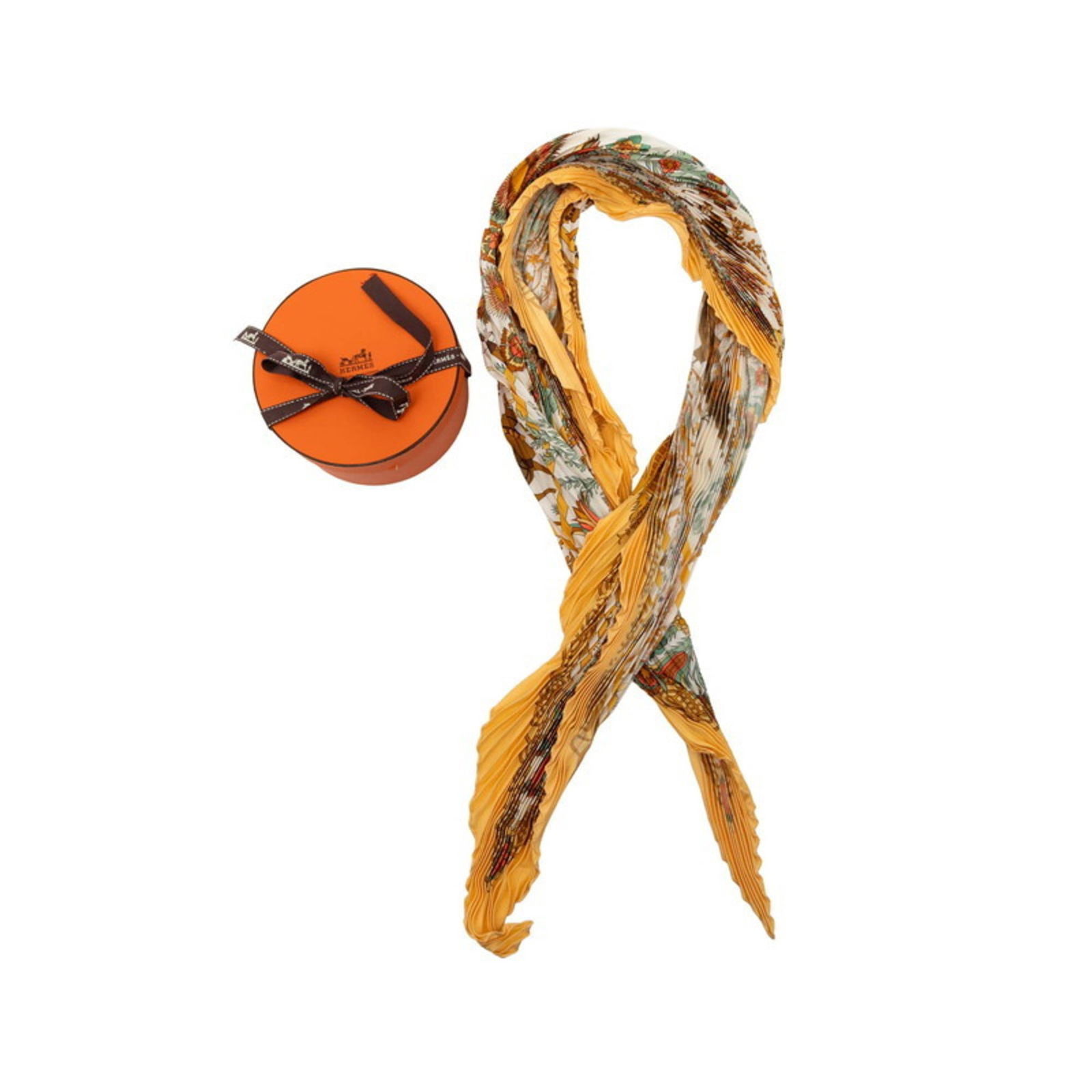 Silk Hermes Scarf - 8