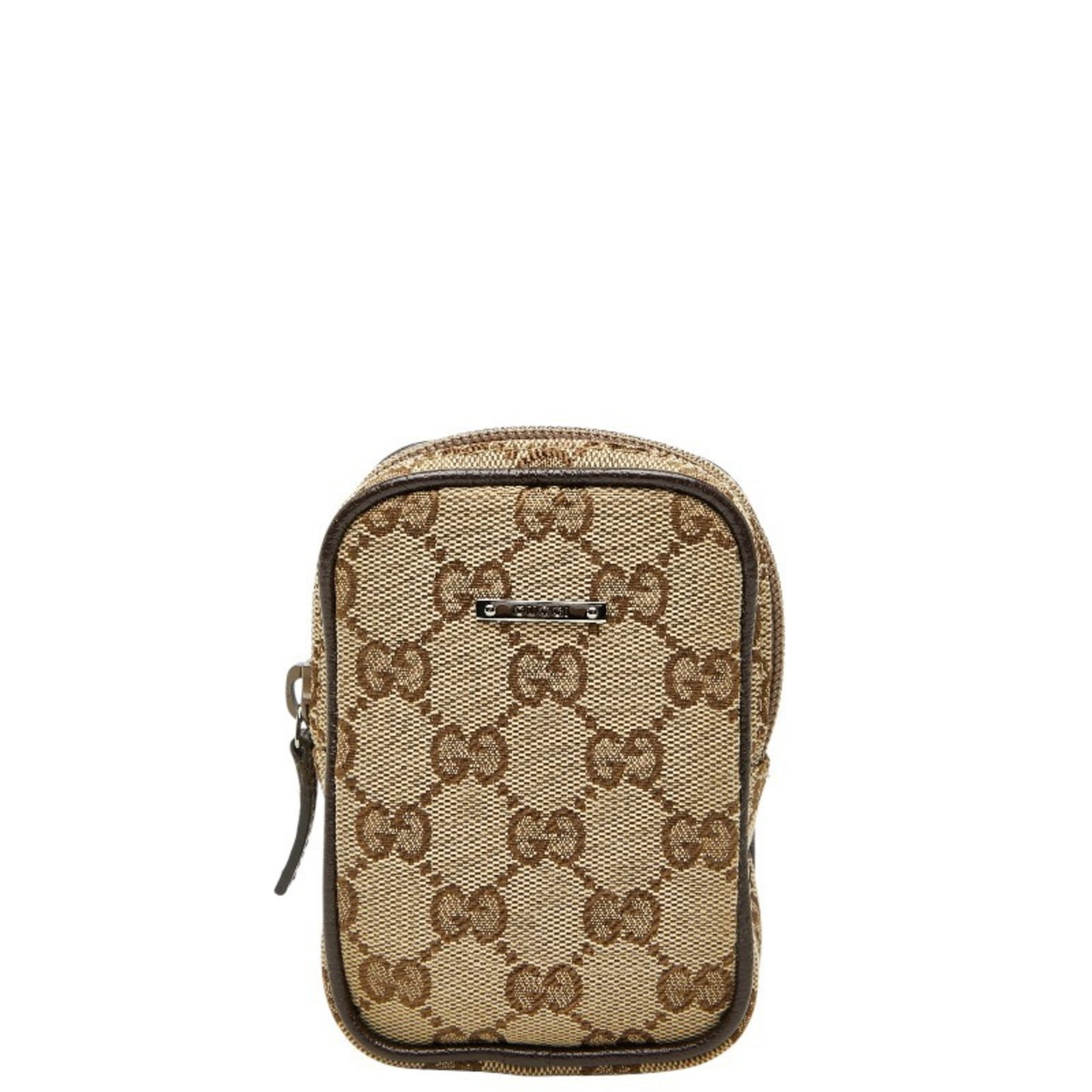 Leather - Gucci Pouch Gg Canvas: Leather - Gucci Pouch Gg Canvas This listing features Leather - Gucci Pouch Gg Canvas. Item specifics are provided below. Item Specifics: Brand: Gucci Type: Pouch Material: Gg Canvas , Leather