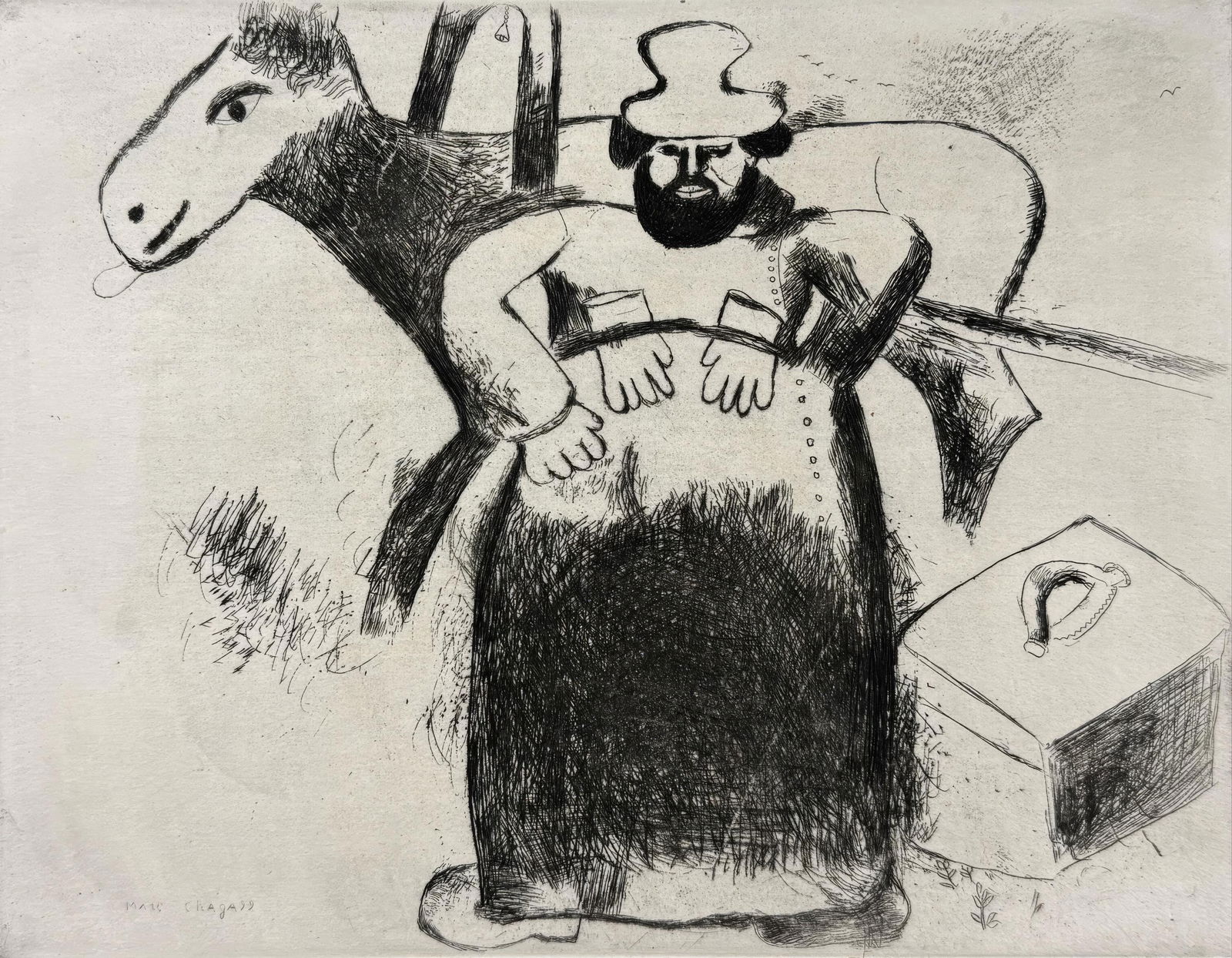 19231927 - Marc Chagall - Selifane the Coachman - from Dead Souls - Etching: 19231927 - Marc Chagall - Selifane the Coachman - from Dead Souls - Etching This listing features 19231927 - Marc Chagall - Selifane the Coachman - from Dead Souls - Etching. Item specifics are