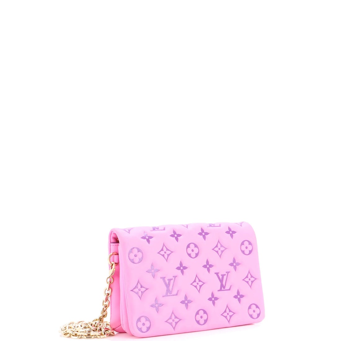 Lambskin Louis Vuitton Coussin Pochette Monogram Embossed - 2