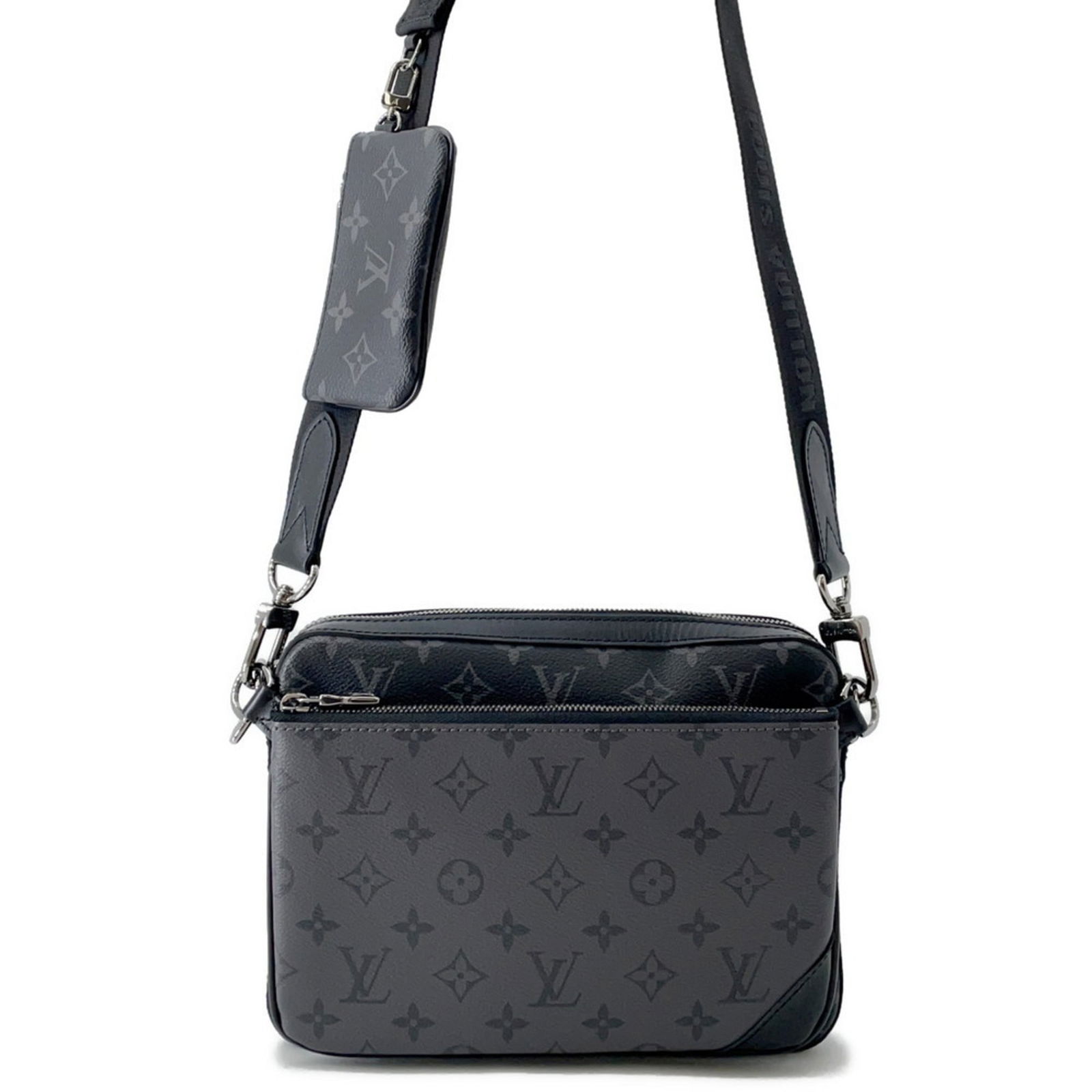 Eclipse Louis Vuitton Shoulder Bag Monogram: Eclipse Louis Vuitton Shoulder Bag Monogram This listing features Eclipse Louis Vuitton Shoulder Bag Monogram. Item specifics are provided below. Item Specifics: Brand: Louis Vuitton Type: Shoulder Ba