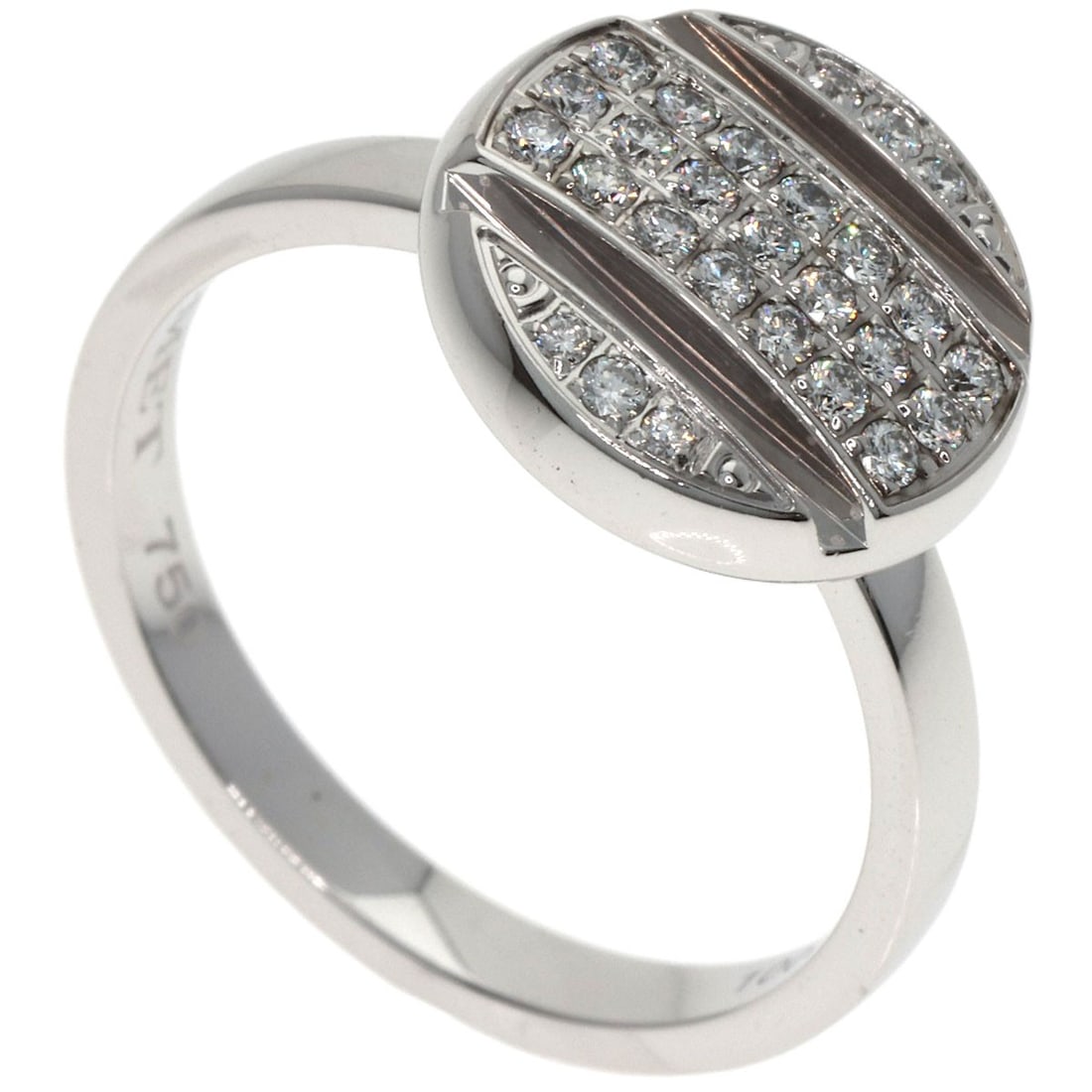 Gold Chaumet Class One Studs Diamond #54 Ring K18 White: Gold Chaumet Class One Studs Diamond #54 Ring K18 White This listing features Gold Chaumet Class One Studs Diamond #54 Ring K18 White. Item specifics are provided below. Item Specifics: Brand: