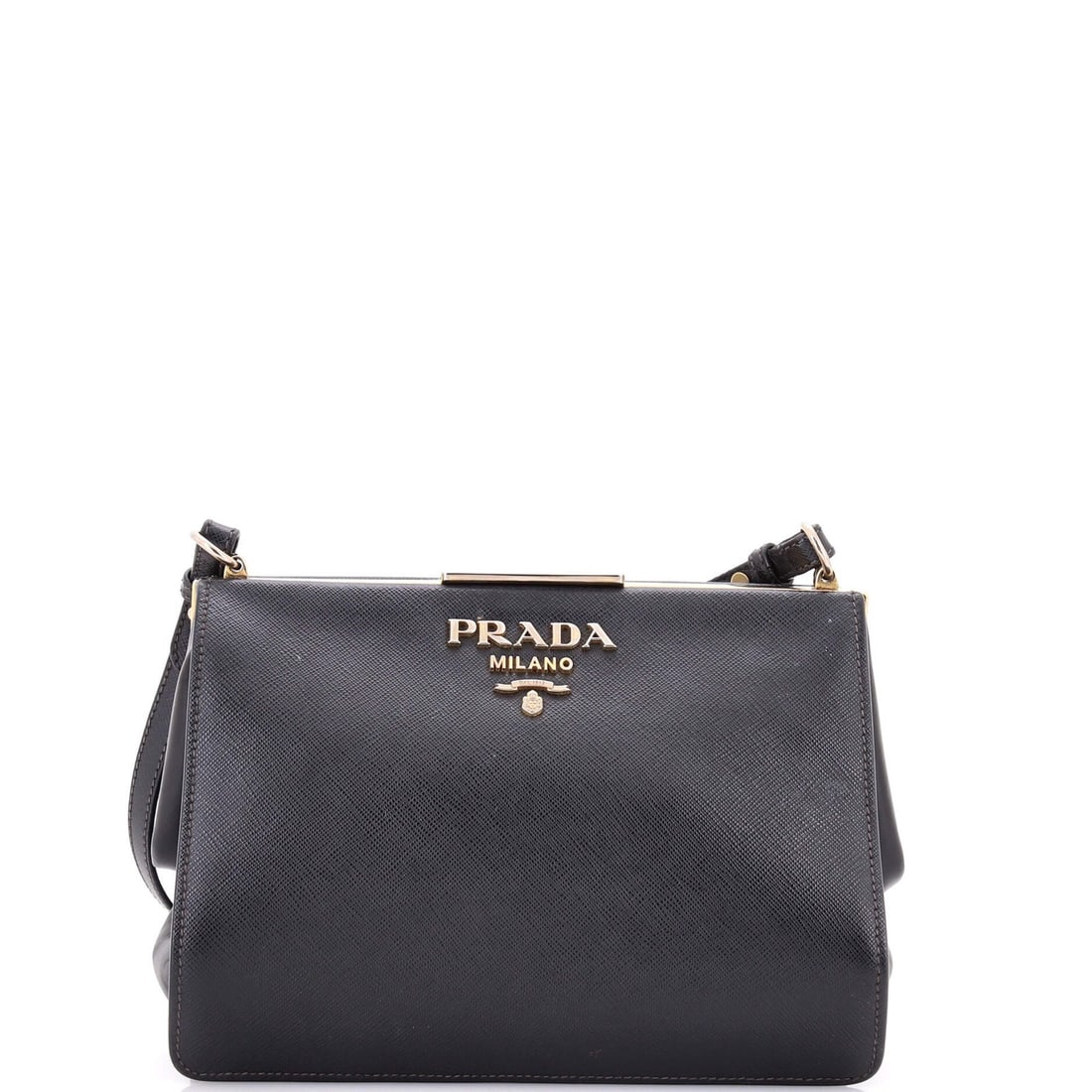 Small Prada Light Frame Shoulder Bag Saffiano Leather (1 of 8)