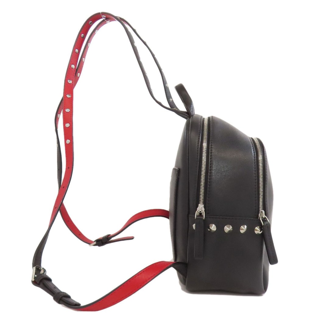 Leather MCM Studs Backpack Daypack - 3