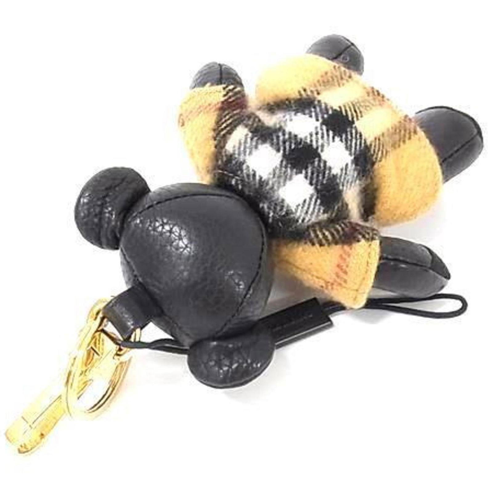 Leather Burberry Keyring - 3