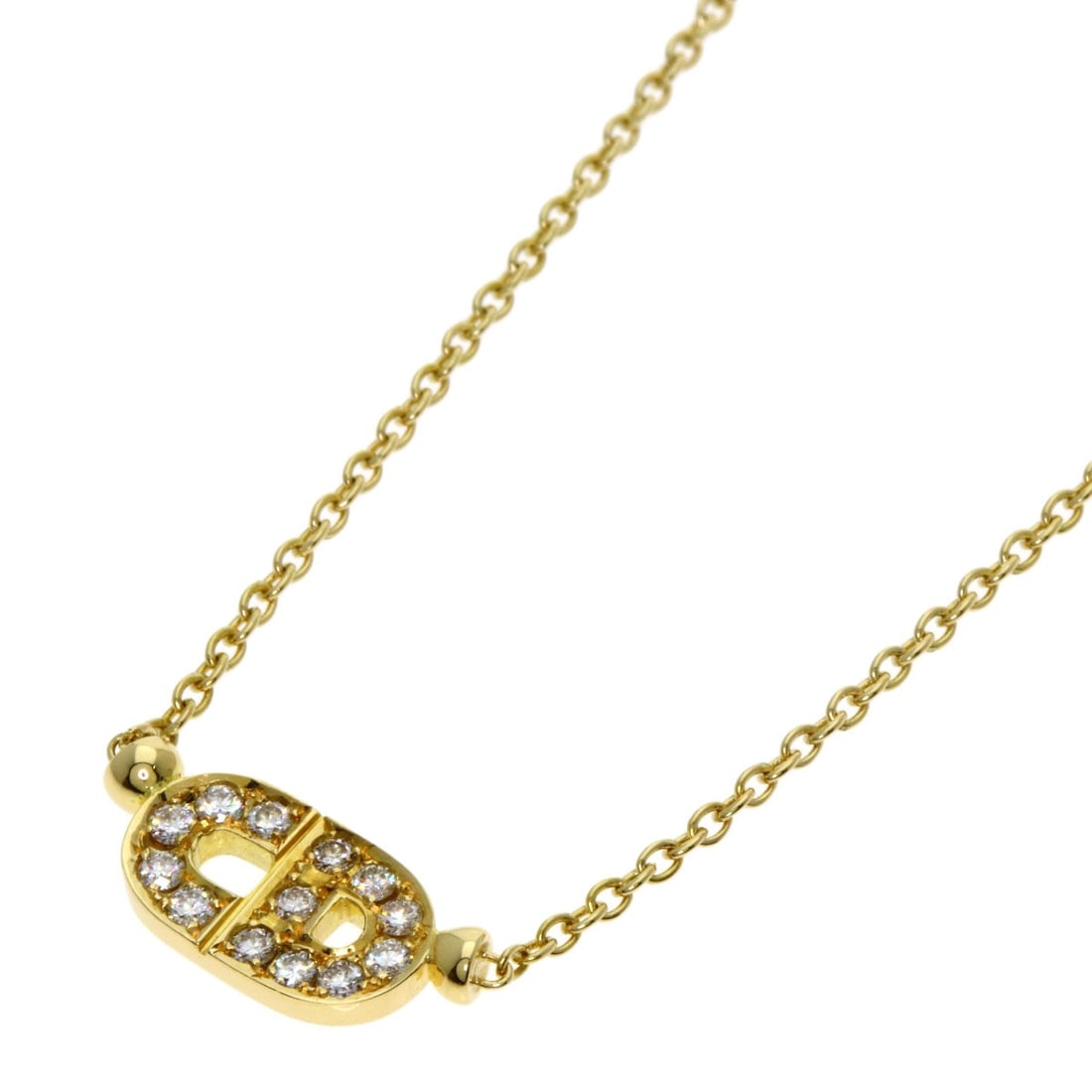 Gold Dior CD logo diamond bond Necklace K18 Pink: Gold Dior CD logo diamond bond Necklace K18 Pink This listing features Gold Dior CD logo diamond bond Necklace K18 Pink. Item specifics are provided below. Item Specifics: Brand: Dior Style: Necklace