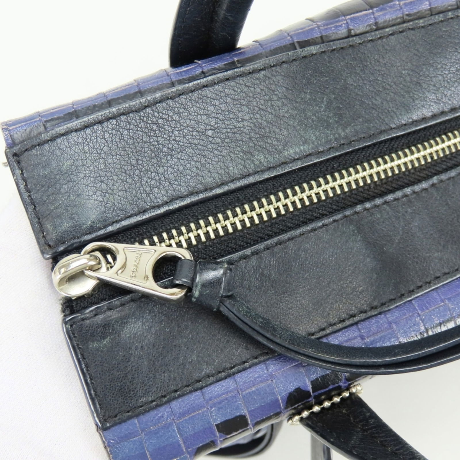 Leather Coach Handbag - 11