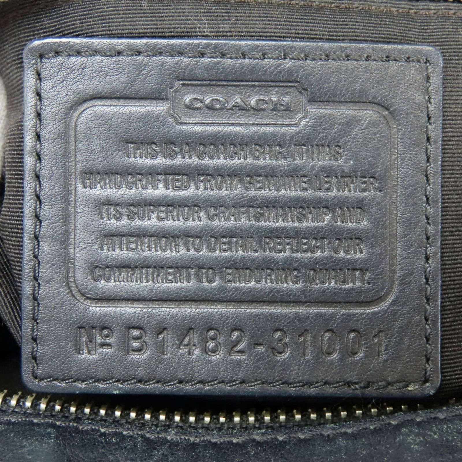 Leather Coach Handbag - 14