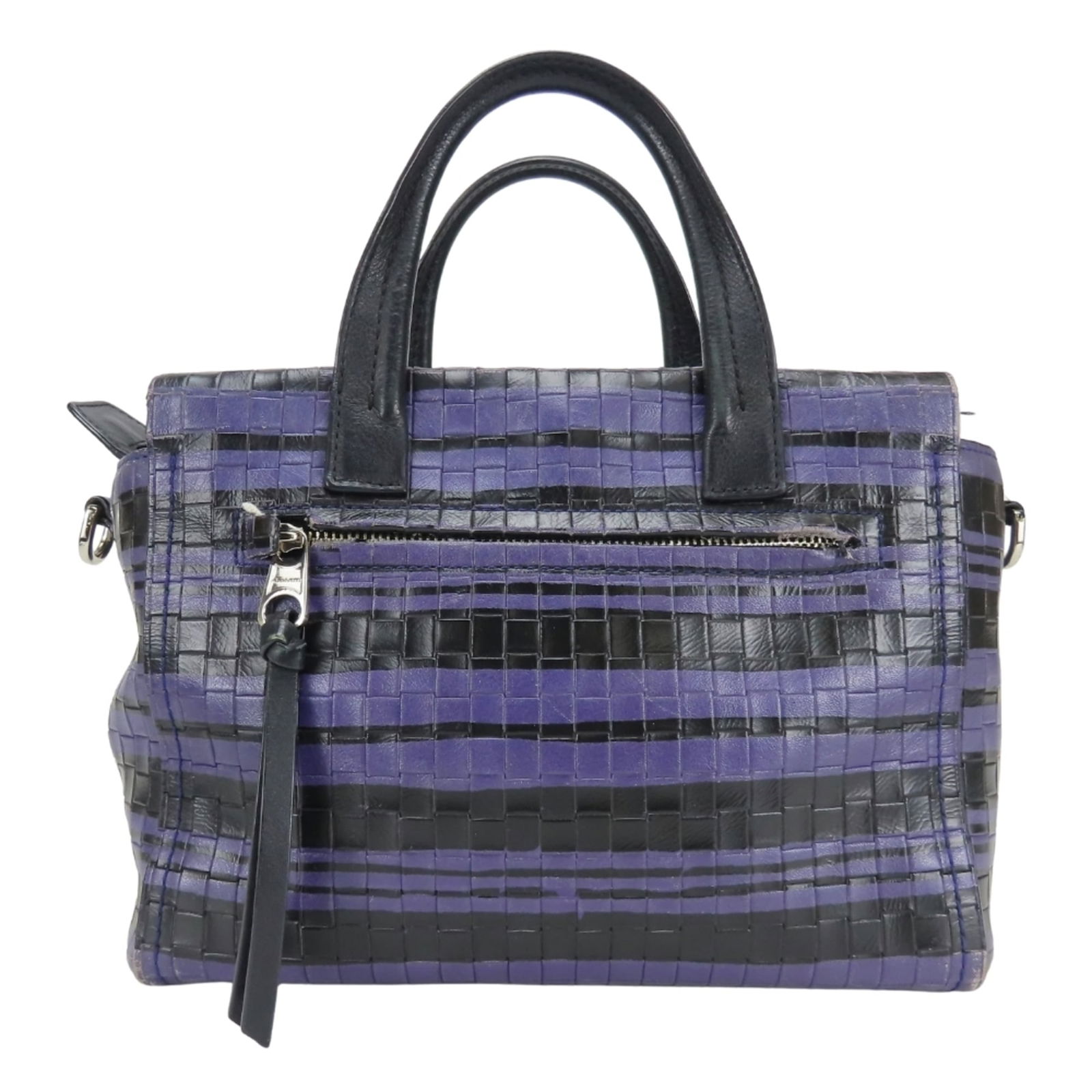 Leather Coach Handbag - 4