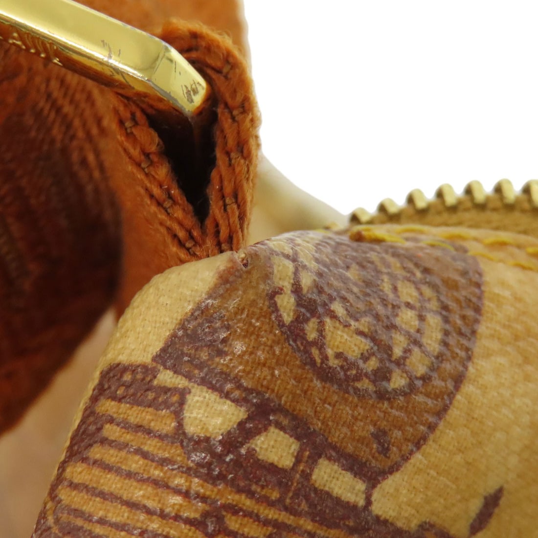 PVC PRIMA CLASSE Map pattern Shoulder Bag - 15