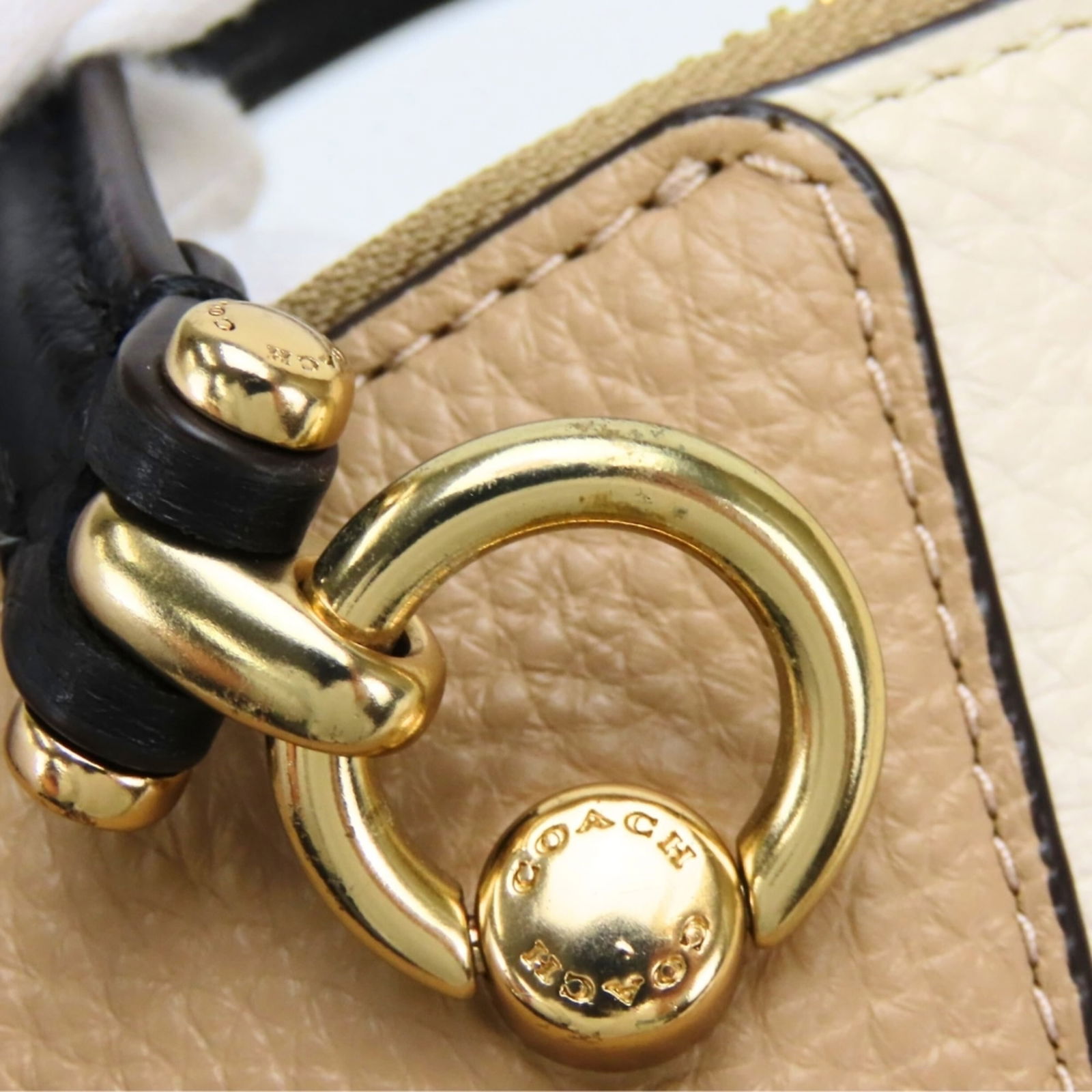 Leather Coach Handbag - 10