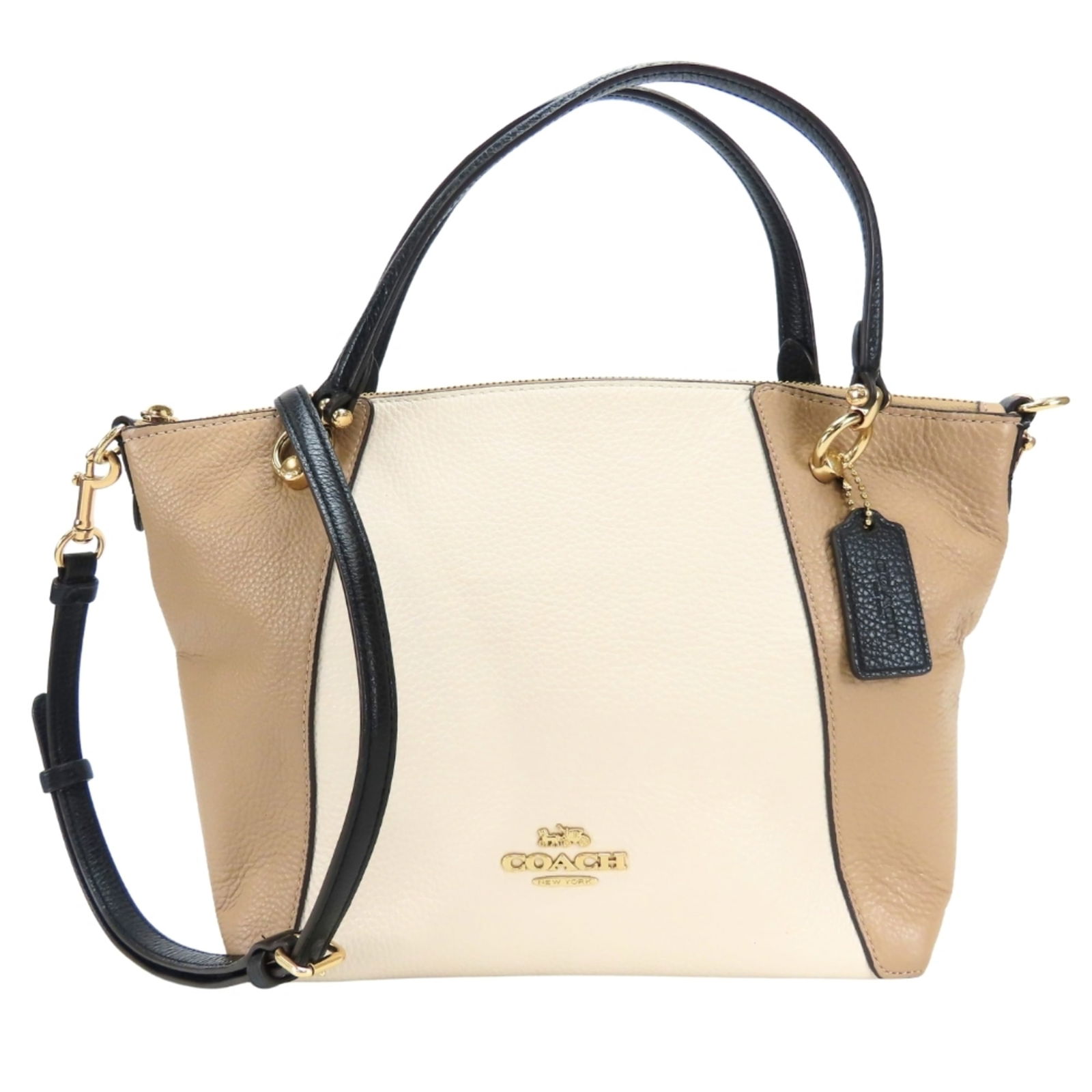 Leather Coach Handbag - 2