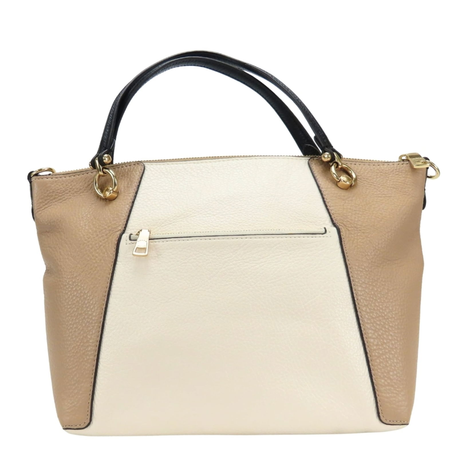 Leather Coach Handbag - 5