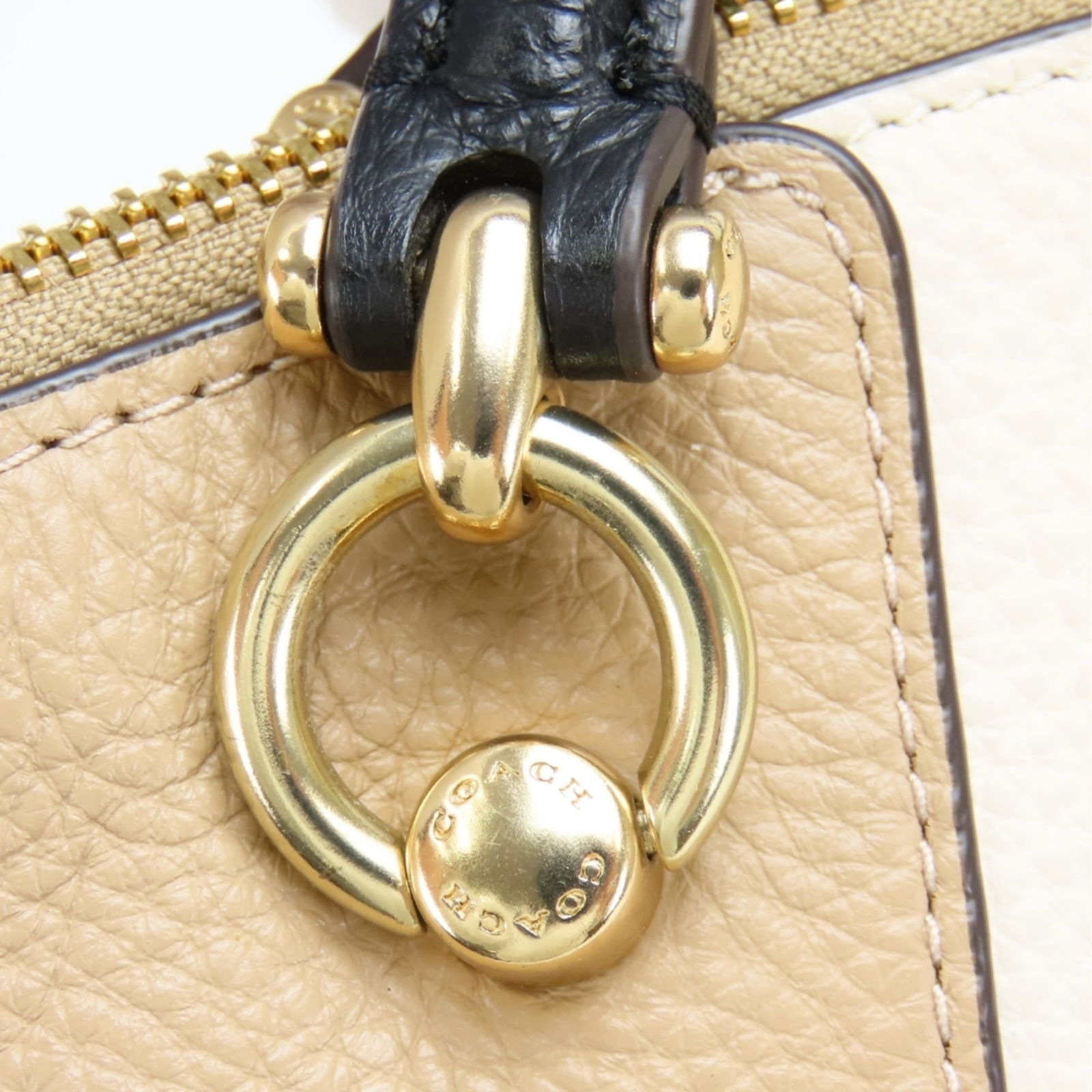 Leather Coach Handbag - 9