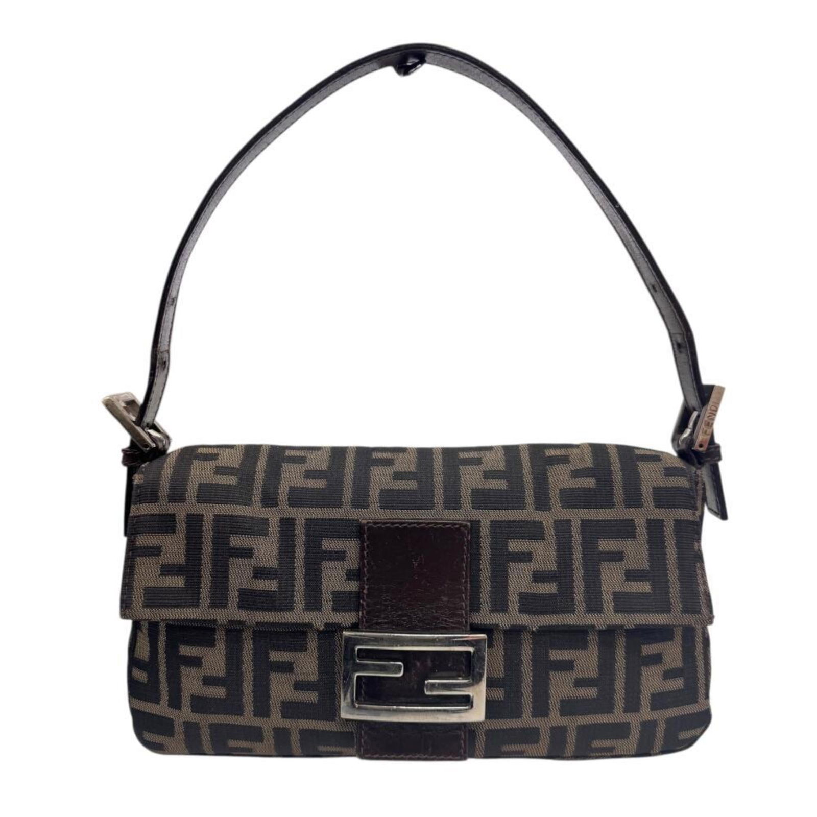 Leather - Fendi Shoulder Bag Canvas (1 of 12)