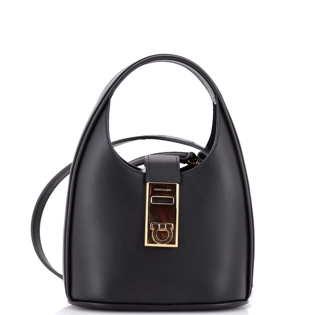Mini Salvatore Ferragamo Gancini Buckle Hobo Leather: Mini Salvatore Ferragamo Gancini Buckle Hobo Leather This listing features Mini Salvatore Ferragamo Gancini Buckle Hobo Leather. Item specifics are provided below. Item Specifics: Brand: Salvatore