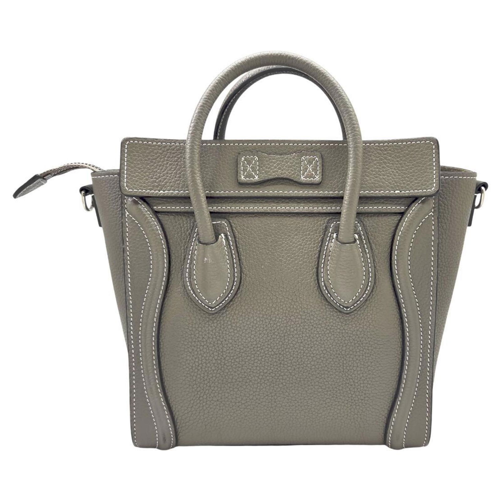 Leather Celine Handbag - 4