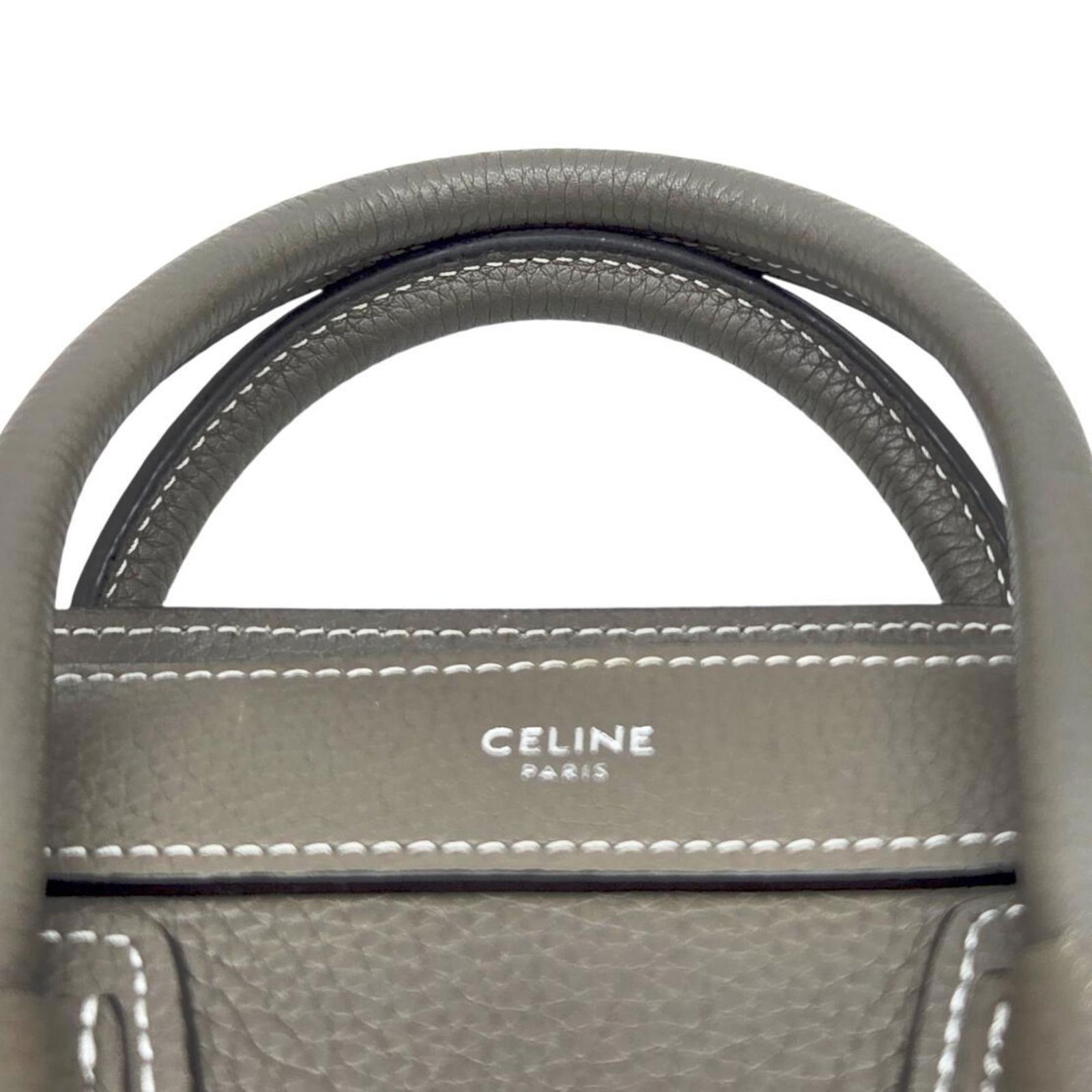 Leather Celine Handbag - 7