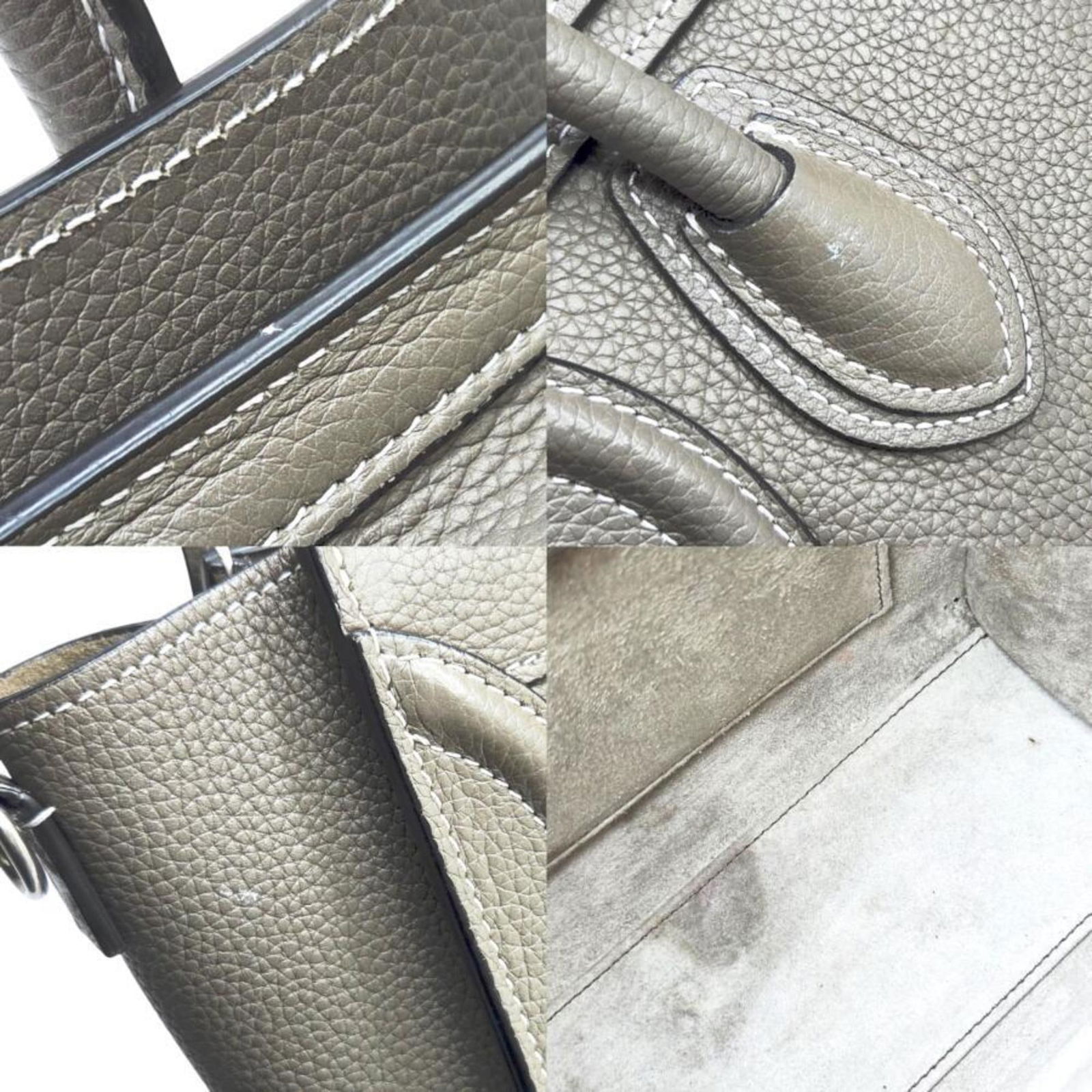 Leather Celine Handbag - 9