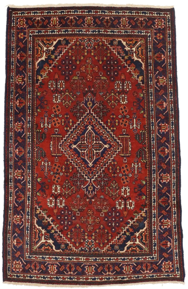 Decor 4X7 ft Semi-Antique Oriental Rug Vintage Carpet Tribal Design Farmhouse: Decor 4X7 ft Semi-Antique Oriental Rug Vintage Carpet Tribal Design Farmhouse This listing features Decor 4X7 ft Semi-Antique Oriental Rug Vintage Carpet Tribal Design Farmhouse. Item specifics are