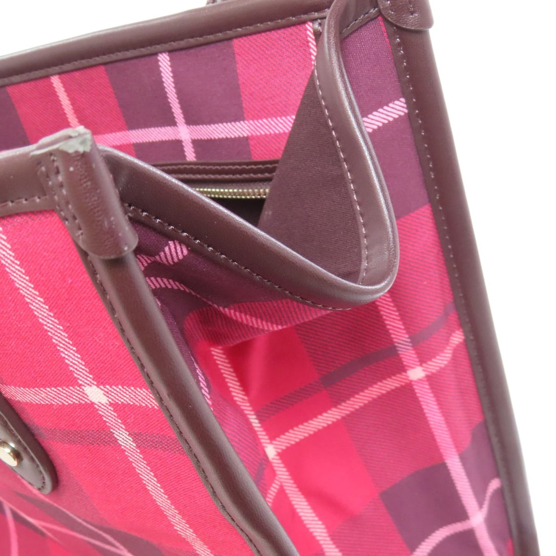 Canvas kate spade Checkpattern Tote Bag - 11