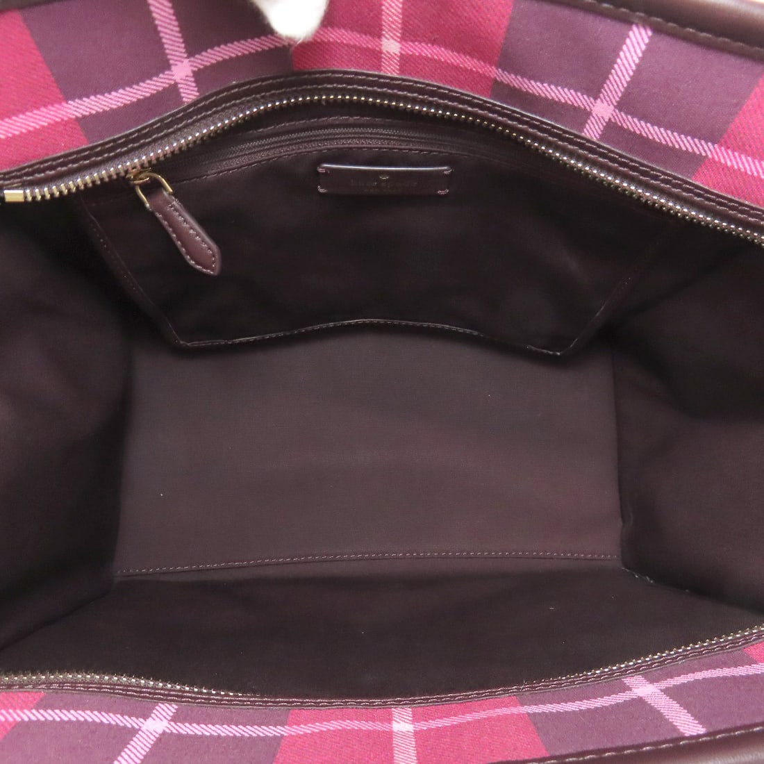 Canvas kate spade Checkpattern Tote Bag - 5