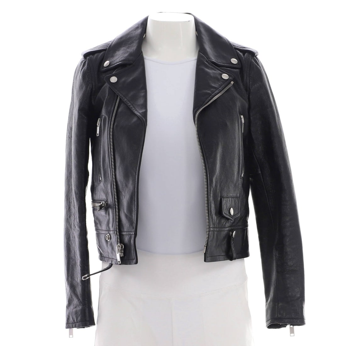 Leather Saint Laurent Women's Biker Jacket (1 of 4)