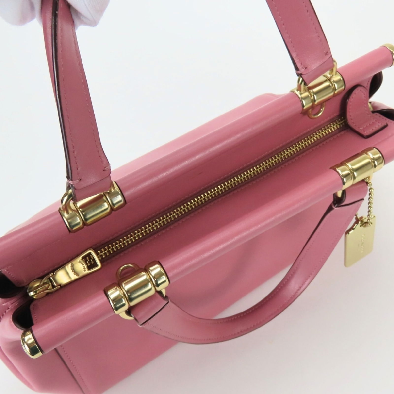 Leather Coach Handbag - 18