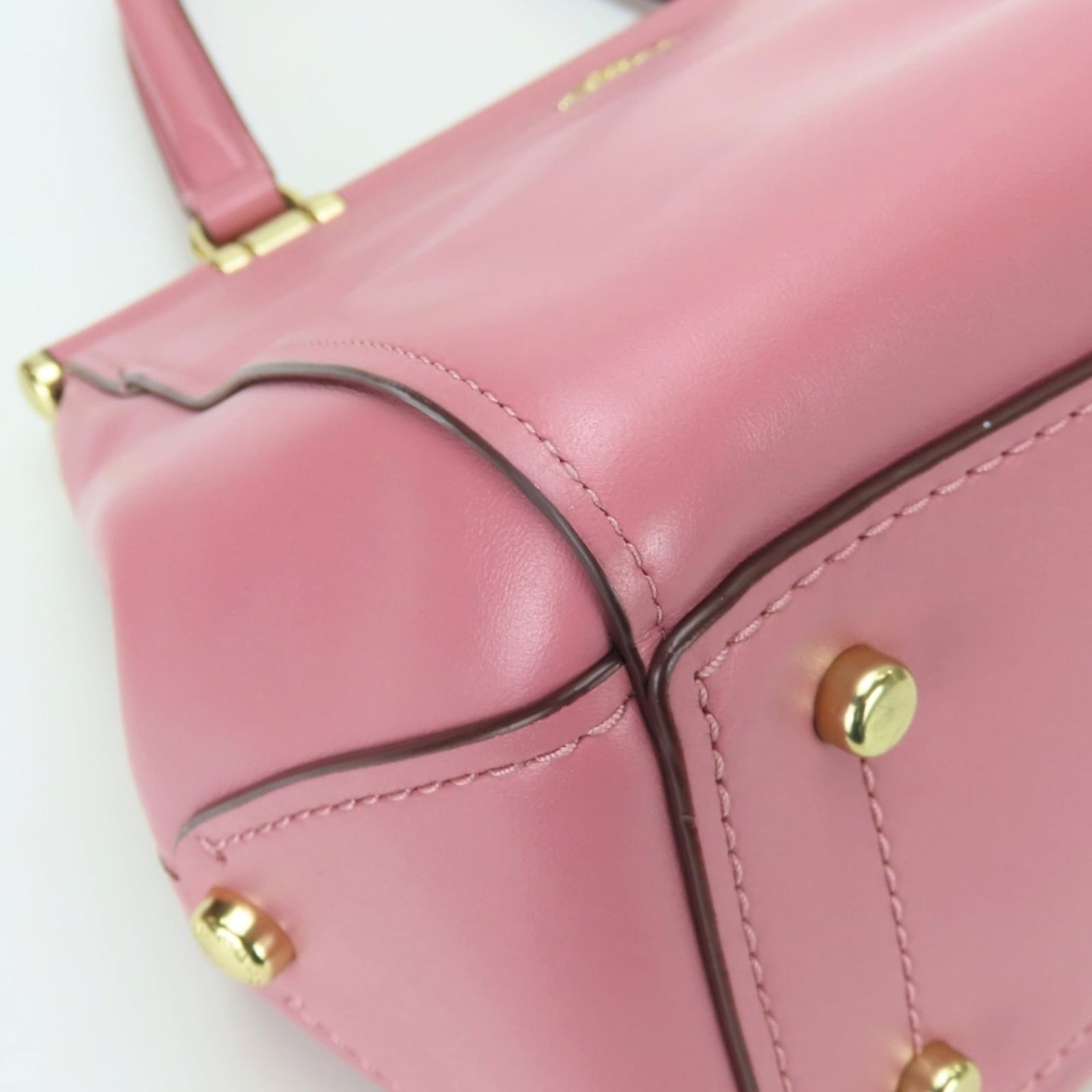 Leather Coach Handbag - 7