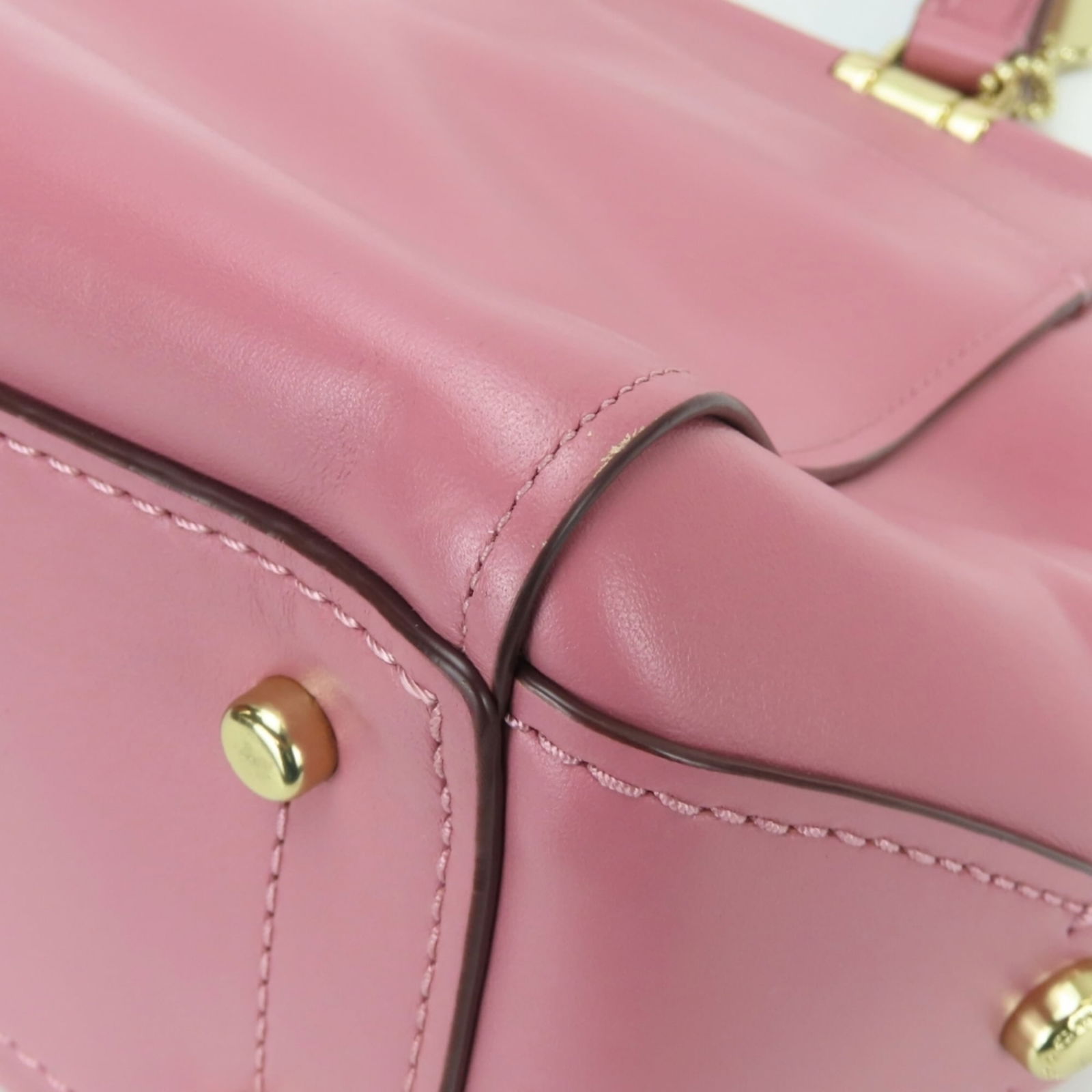 Leather Coach Handbag - 8