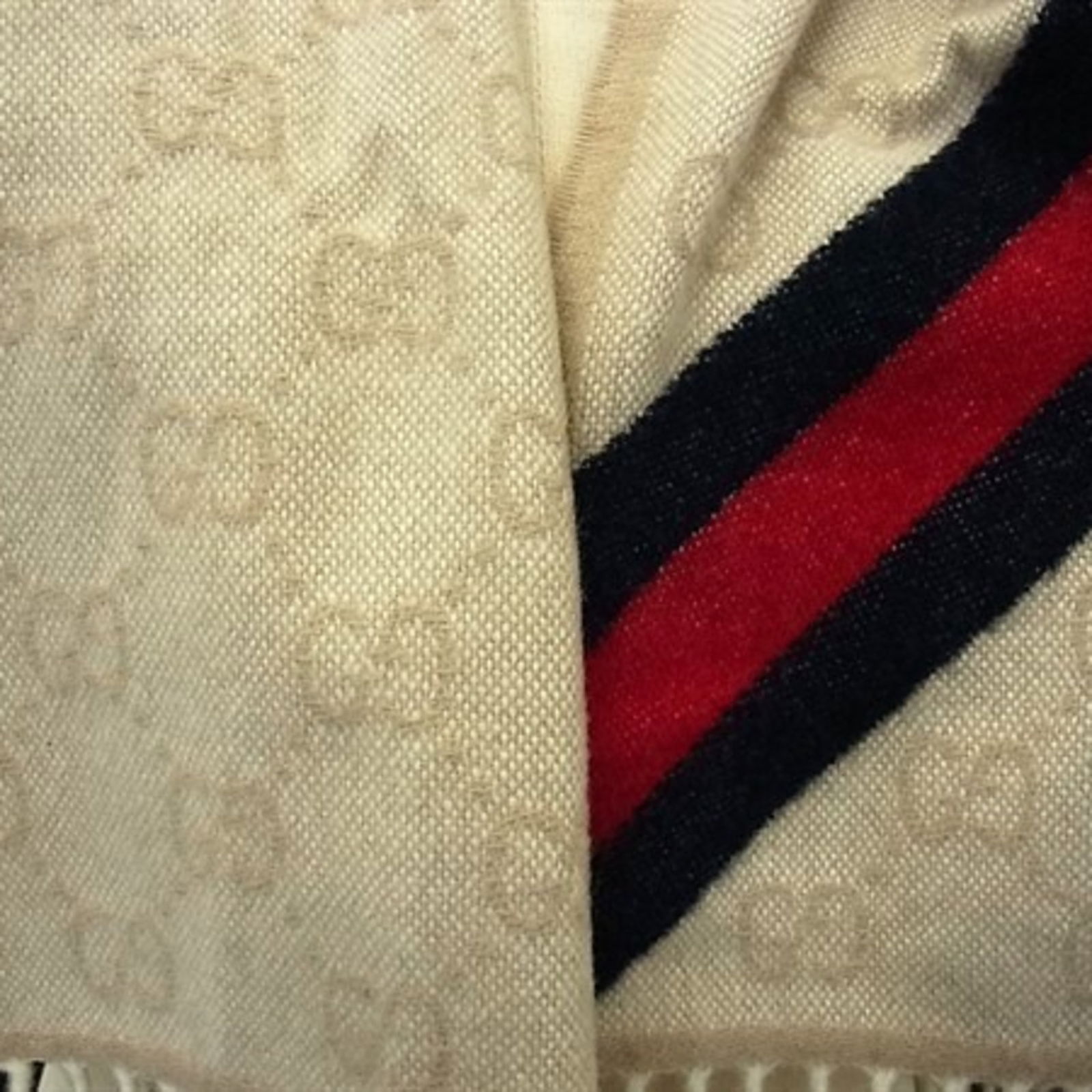 100% Gucci Stole Wool - 4