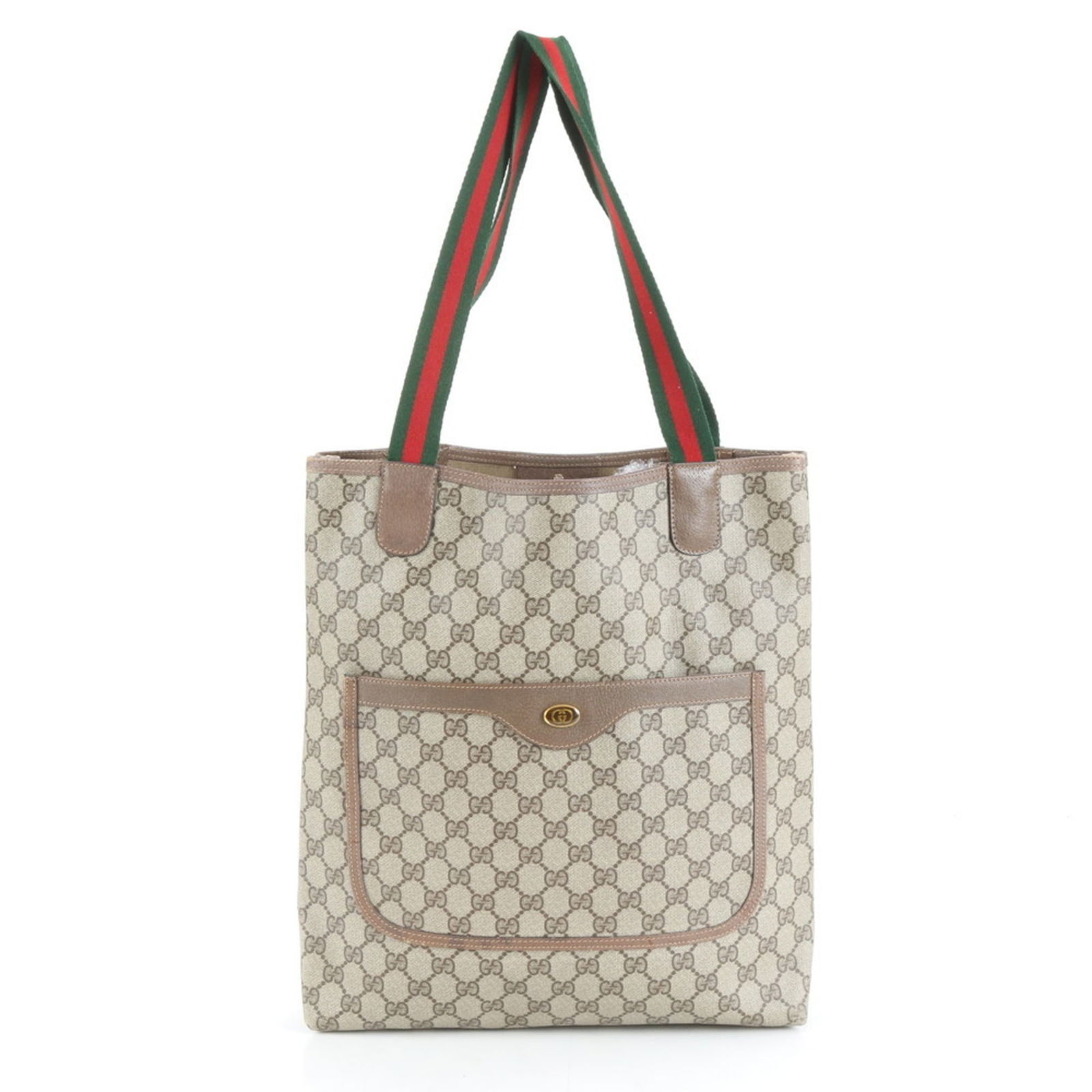 Coated Canvas - Gucci Shoulder Bag - Tote Bag Leather (1 of 9)