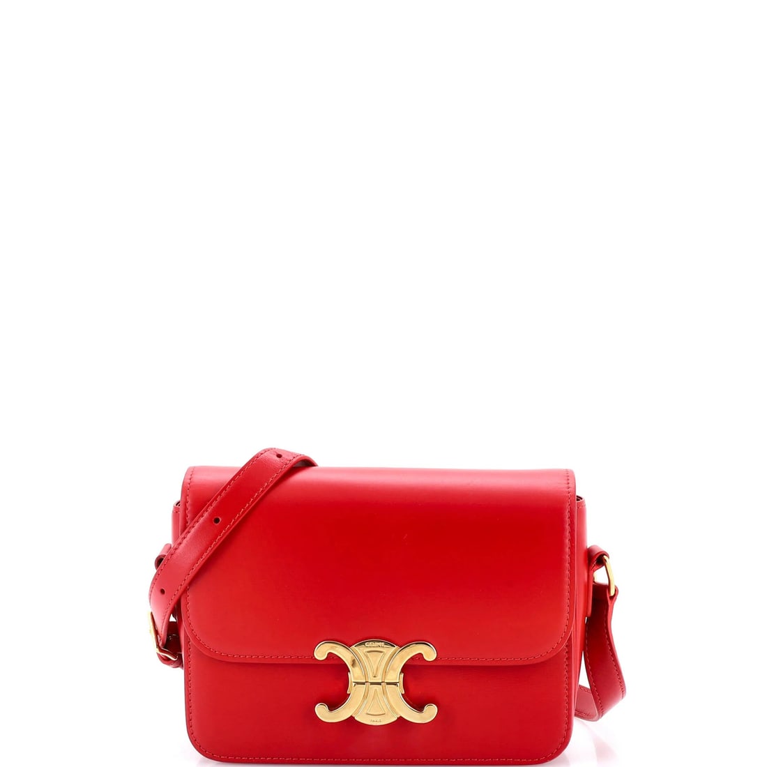 Teen Celine Triomphe Shoulder Bag Smooth Calfskin (1 of 7)