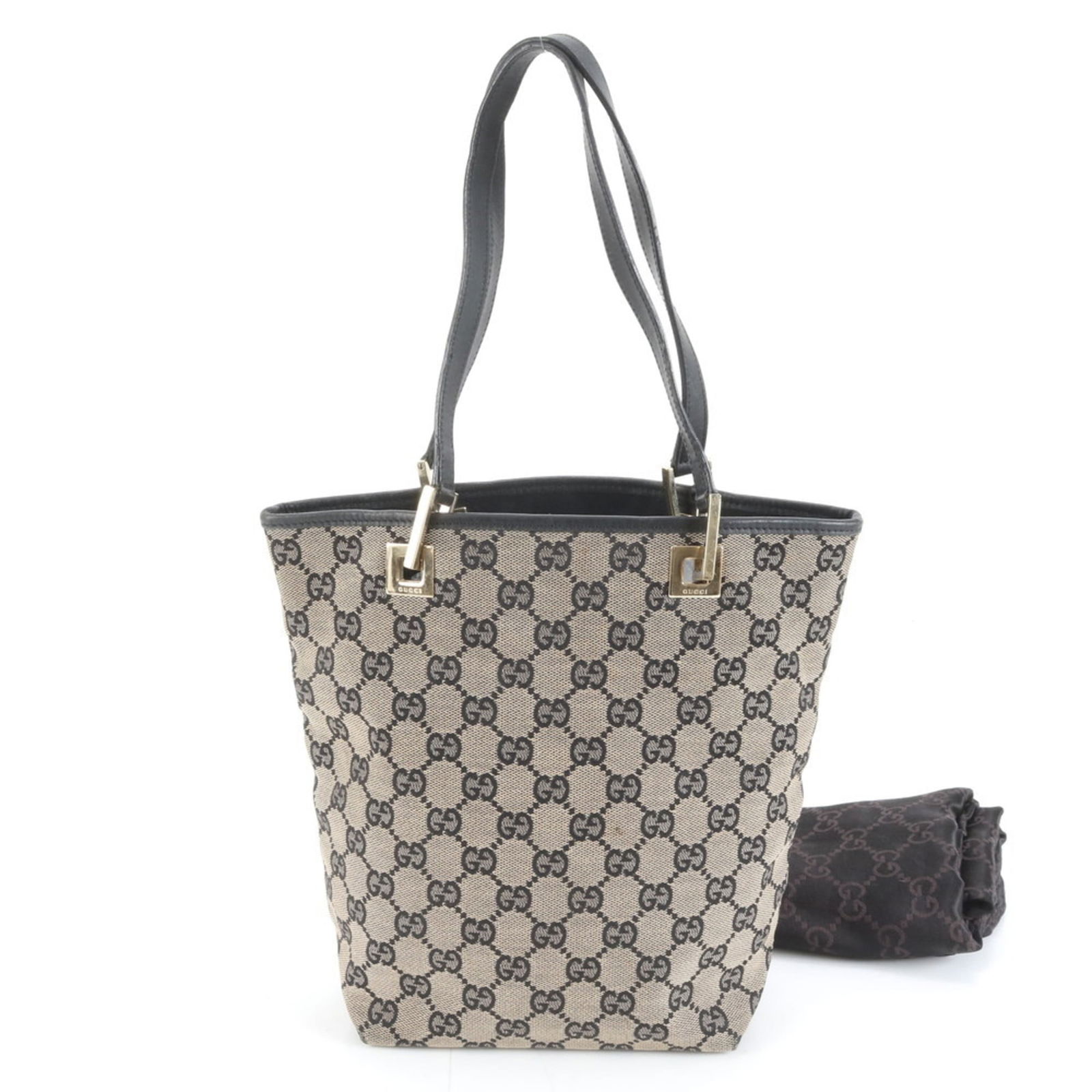 Leather - Gucci Handbag - Shoulder Bag - Tote Bag Gg Canvas (1 of 9)